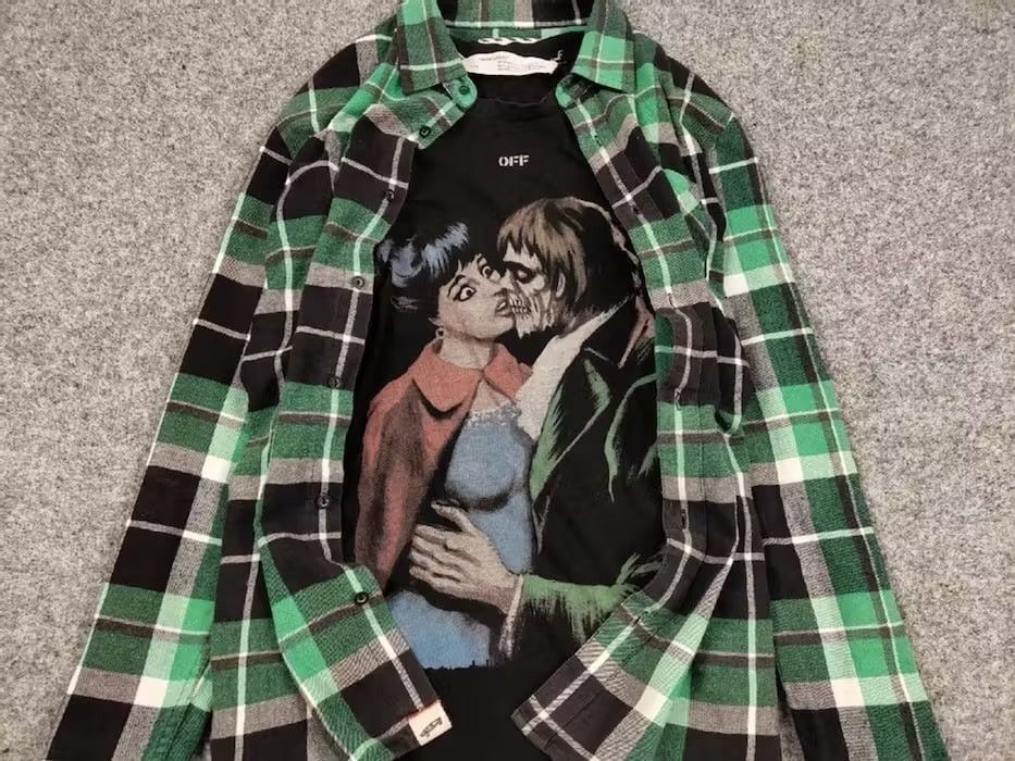Flannel Vintage Flannel Shirt Travis Scott Style Size US M / EU 48-50 / 2 - 8 Thumbnail