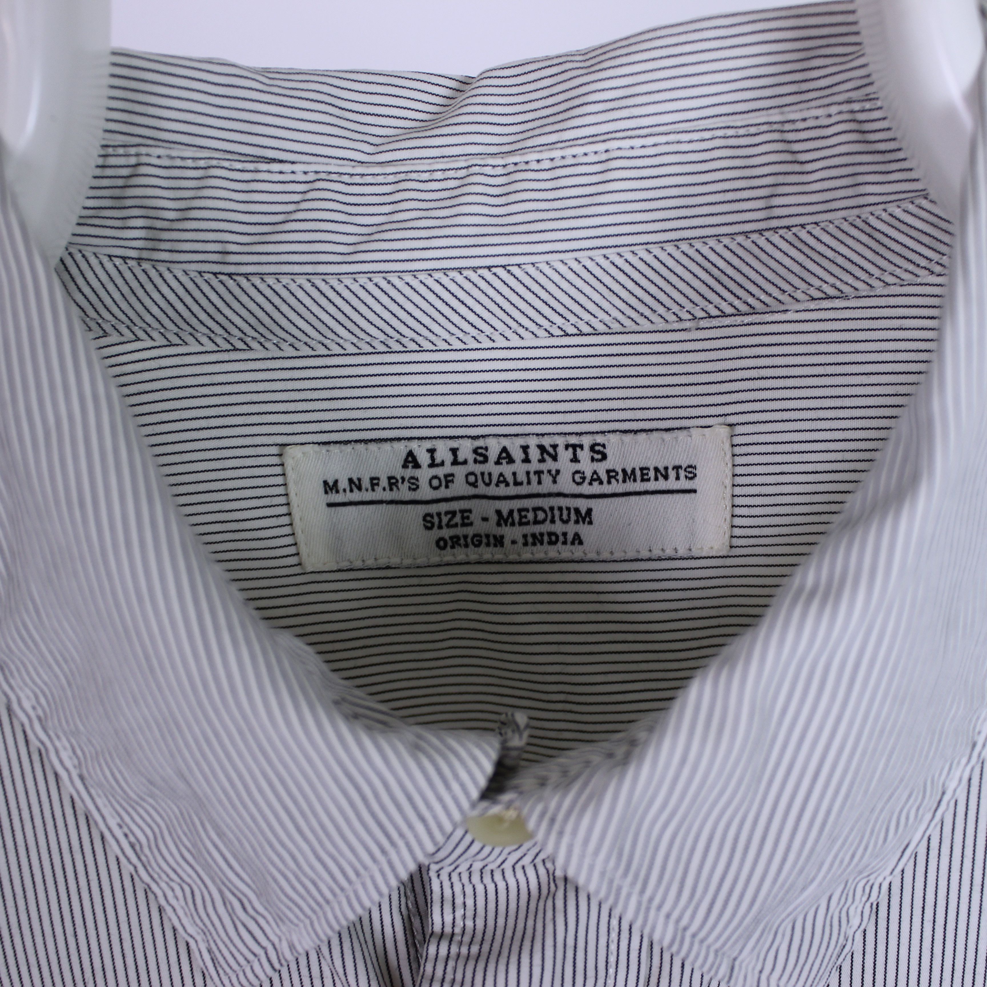 Allsaints Allsaints men shirt cotton buttons ups S M Size US M / EU 48-50 / 2 - 4 Thumbnail