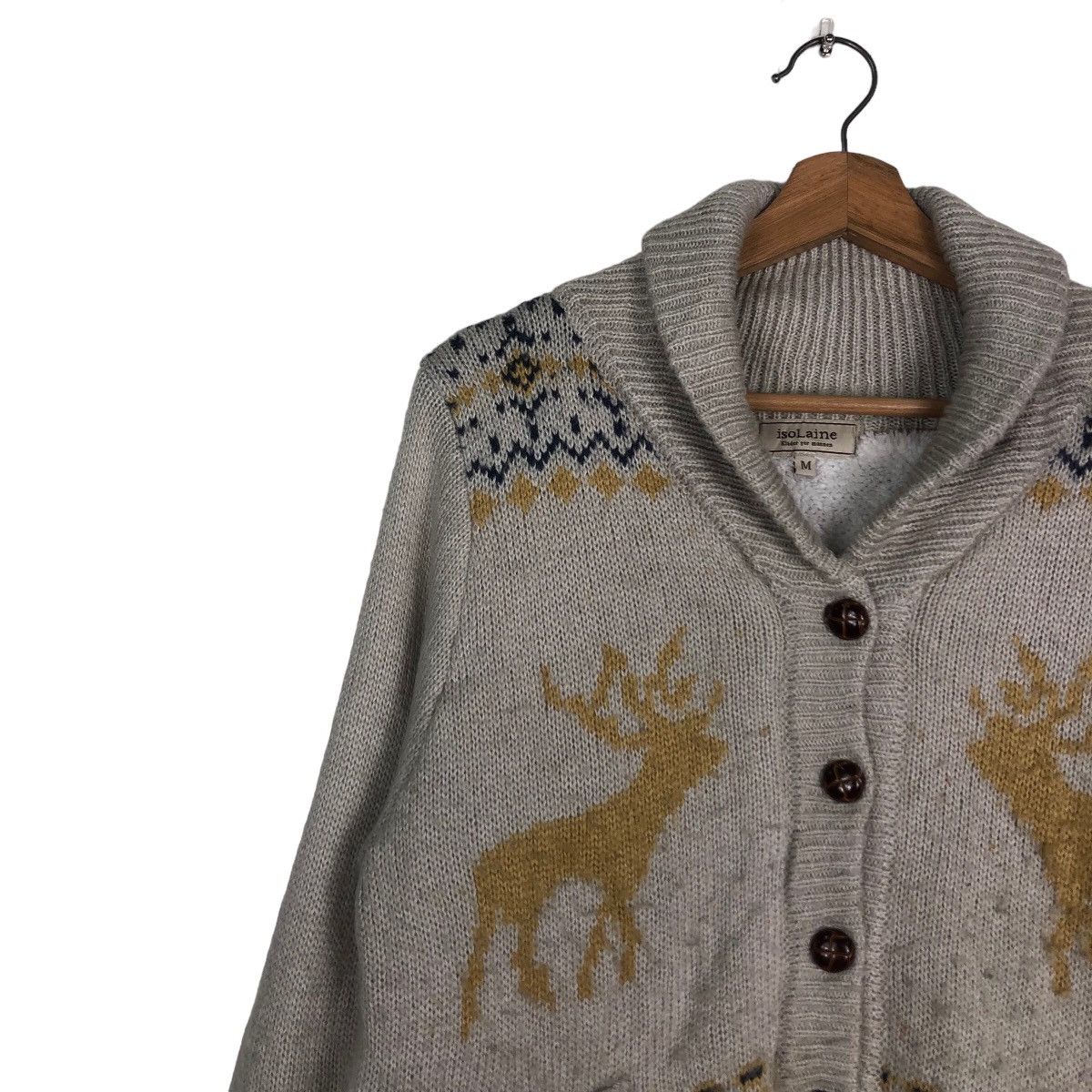 Japanese Brand 🔥Vintage Cardigan Jumper Design Isolaine Japan Issey Miyake Size US M / EU 48-50 / 2 - 7 Thumbnail
