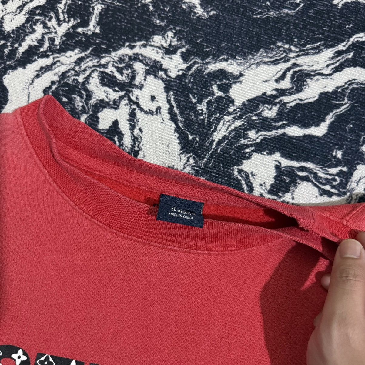 Stussy Vintage 00’s Stussy LV Monogram sweatshirt Size US L / EU 52-54 / 3 - 8 Thumbnail