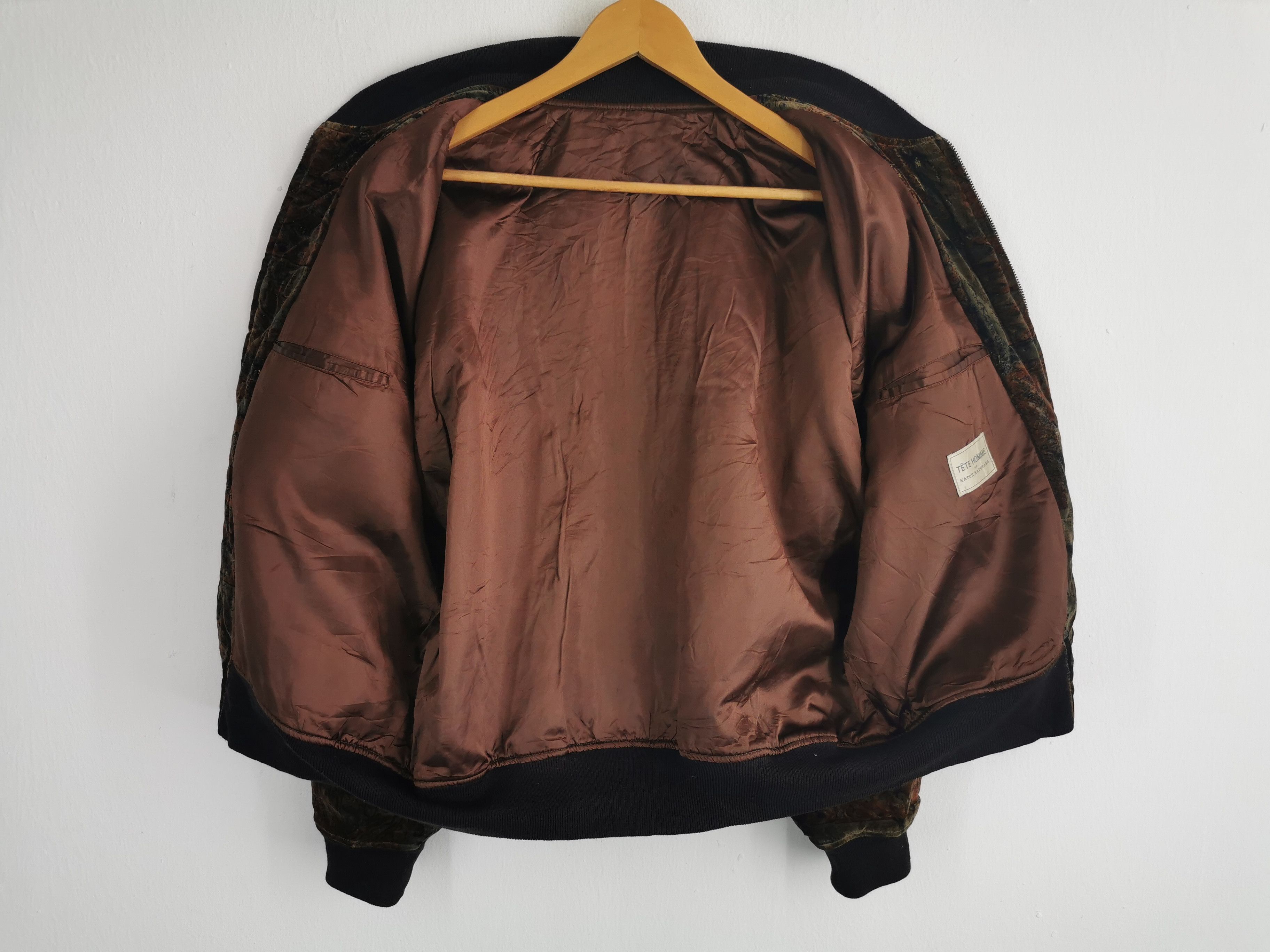 Tete Homme Tete Homme Issey Miyake Katoh Kazutaka Varsity Jacket Size US L / EU 52-54 / 3 - 4 Thumbnail
