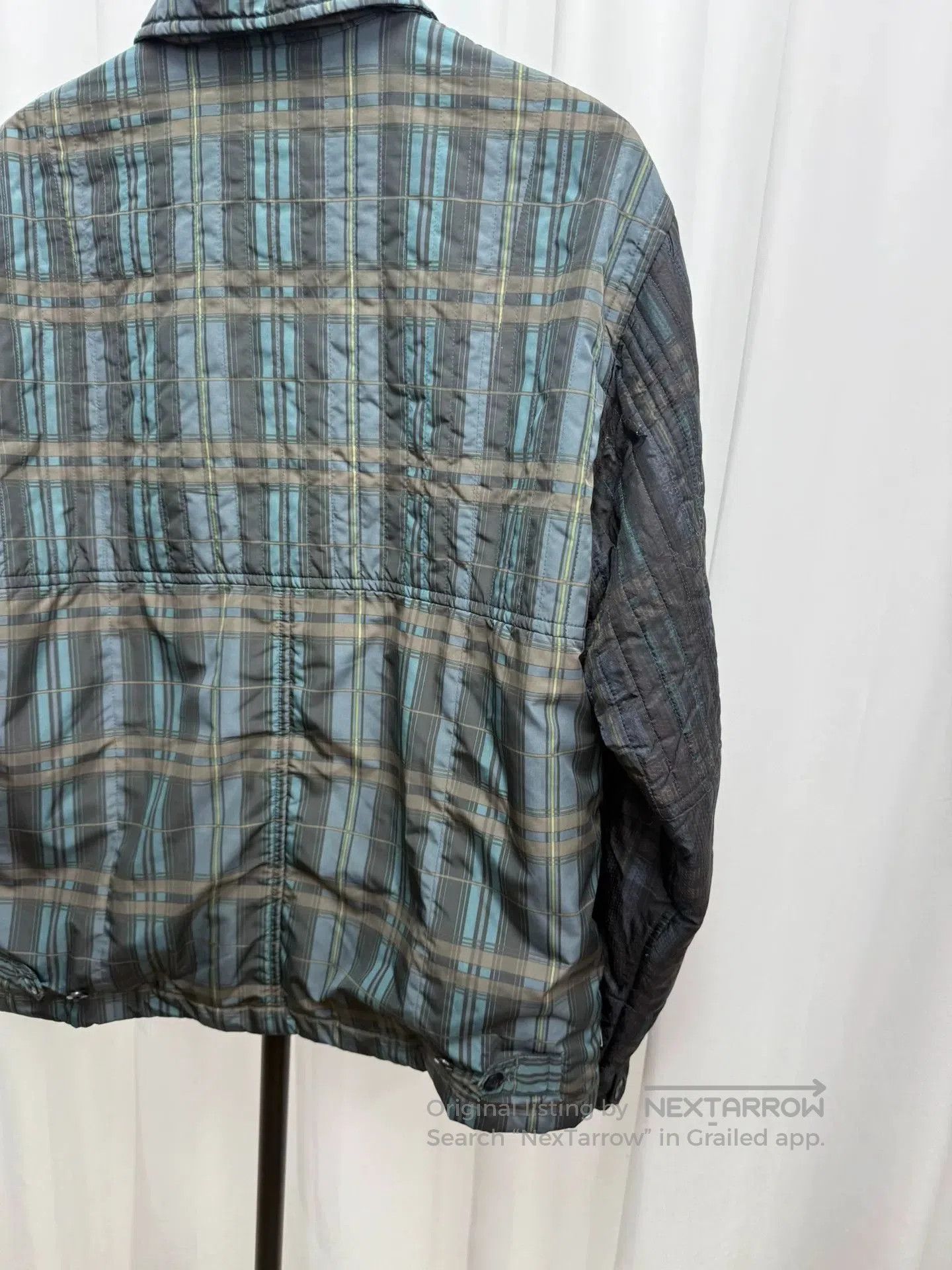 Comme des Garcons Homme Plus plaid cotton jacket in size large. Size US L / EU 52-54 / 3 - 5 Thumbnail