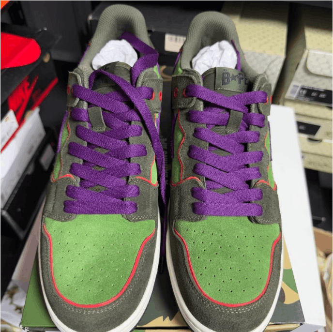 Bape Casual high top sports shoes Size US 13 / EU 46 - 3 Thumbnail