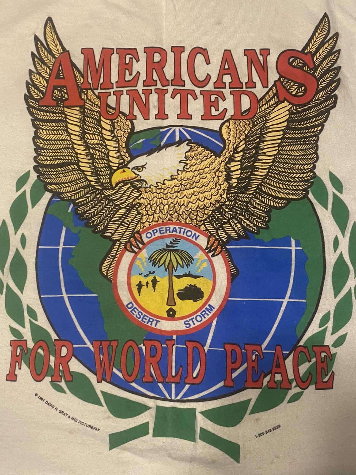 Hanes vintage desert storm tee Size US L / EU 52-54 / 3 - 4 Thumbnail