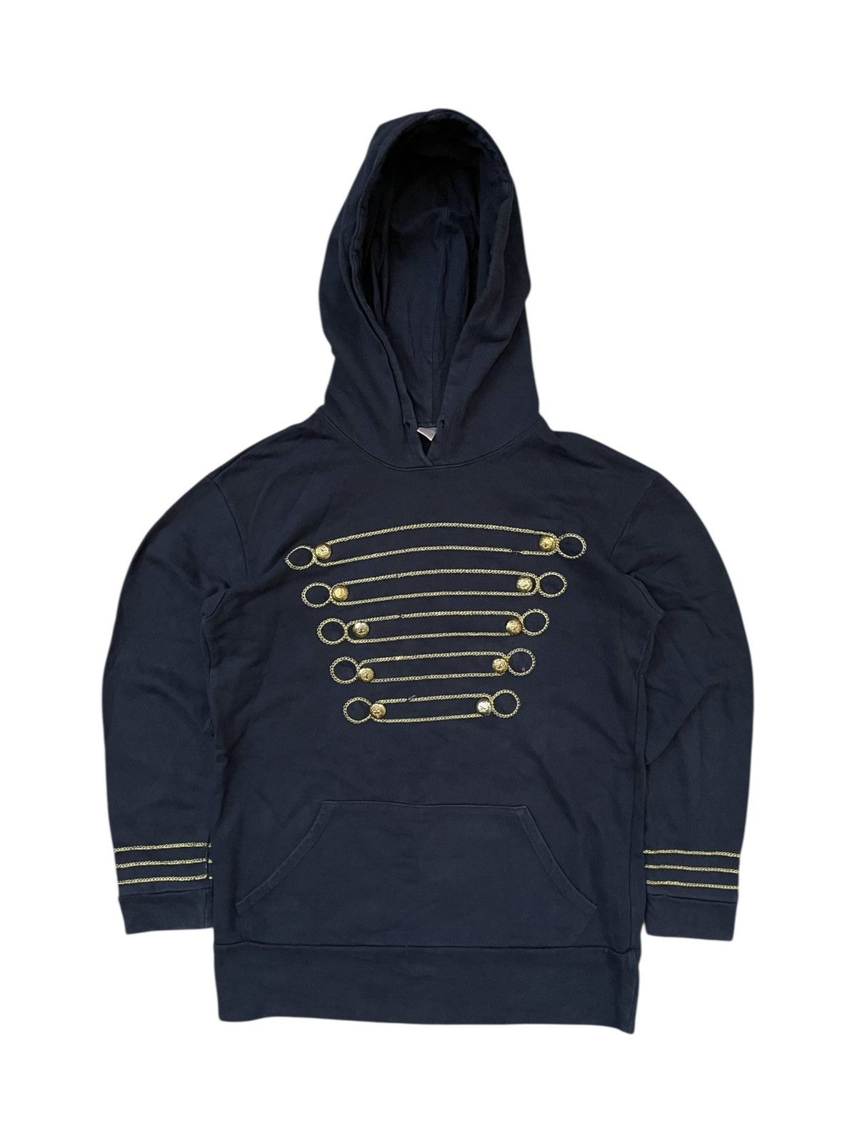 Japanese Brand 2000s Napoleon Hoodie Apocalypse Vkei Style Size US L / EU 52-54 / 3 - 1 Thumbnail