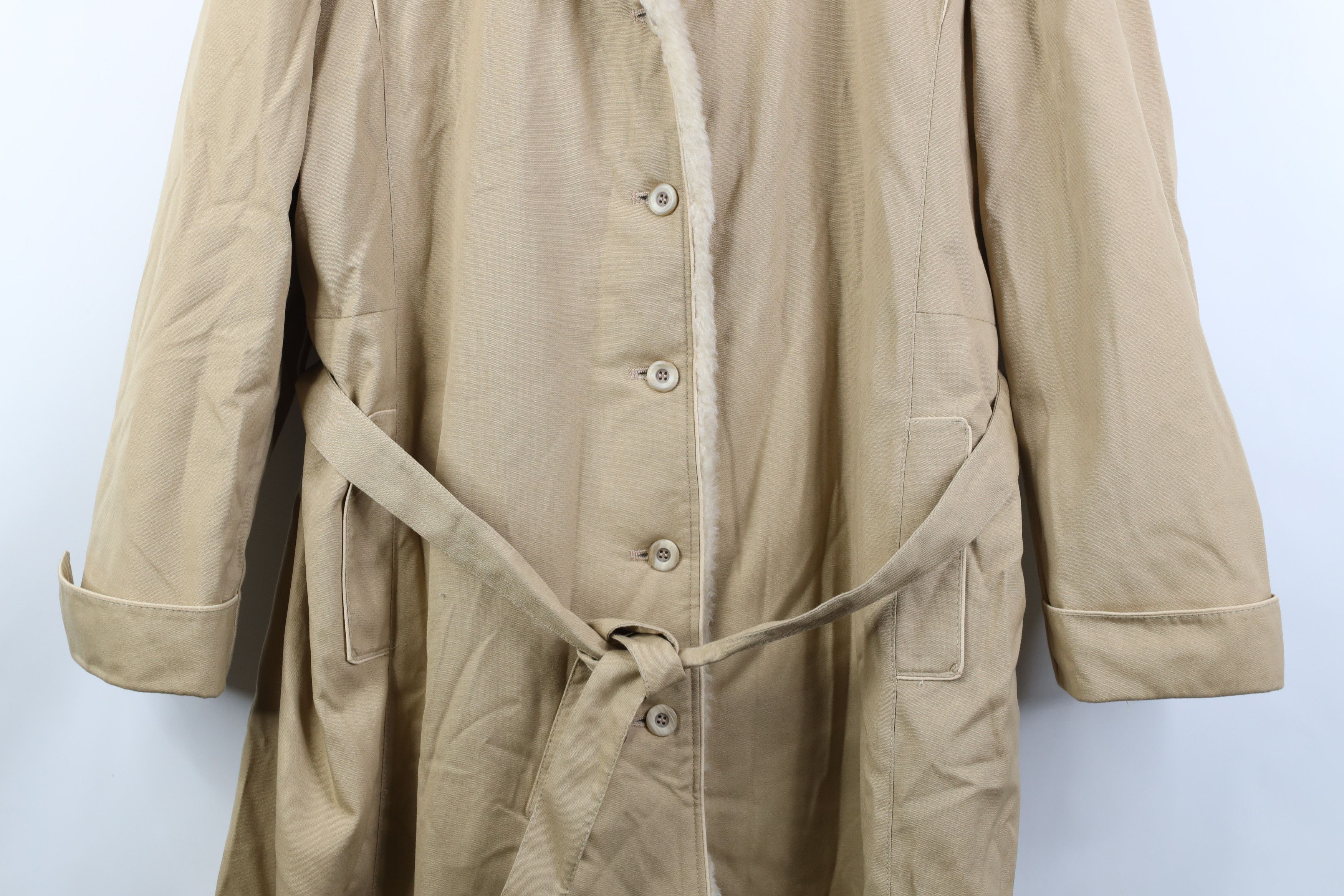 Vintage Vintage 70s Streetwear Lined Hooded Trench Coat Jacket USA Size XXL / US 16-18 / IT 52-54 - 3 Thumbnail