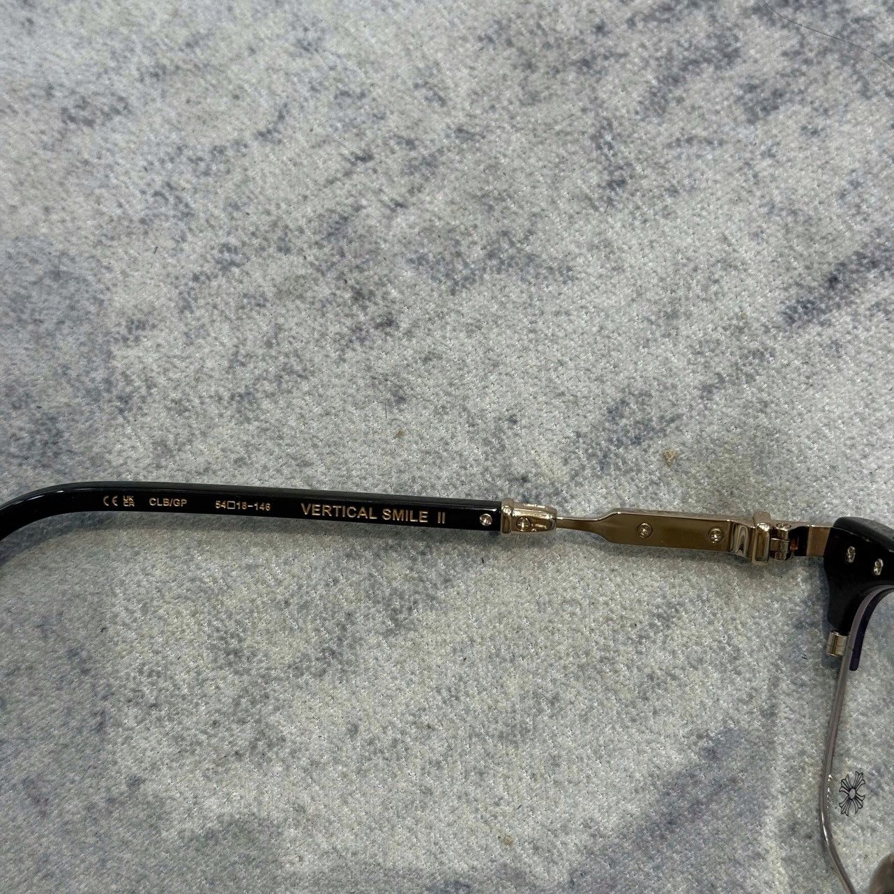 Chrome Hearts CHROME HEARTS VERTICAL SMILE II CLASSIC BROWN/GOLD PLATED Size ONE SIZE - 3 Thumbnail
