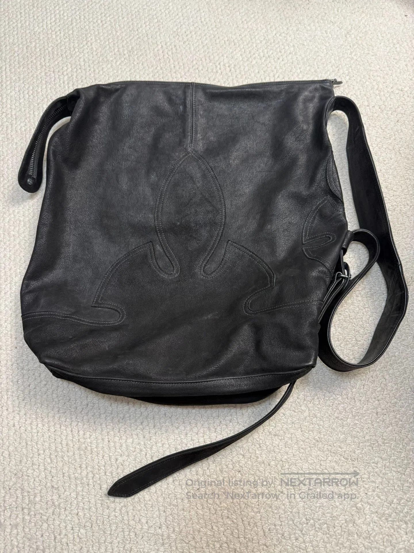 Chrome Hearts Chrome Hearts Flame Distressed Goatskin Hobo. Size ONE SIZE - 1 Thumbnail