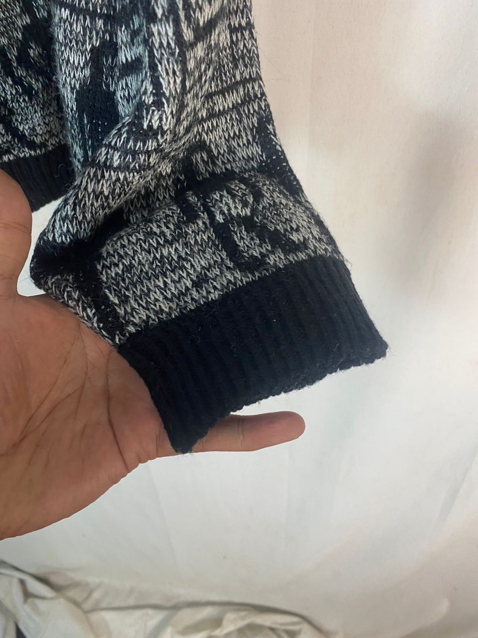 Designer × Japanese Brand × Vintage Unisex 🔥La’fiori dessin fullprint knitwear sweatshirt Size US L / EU 52-54 / 3 - 10 Thumbnail