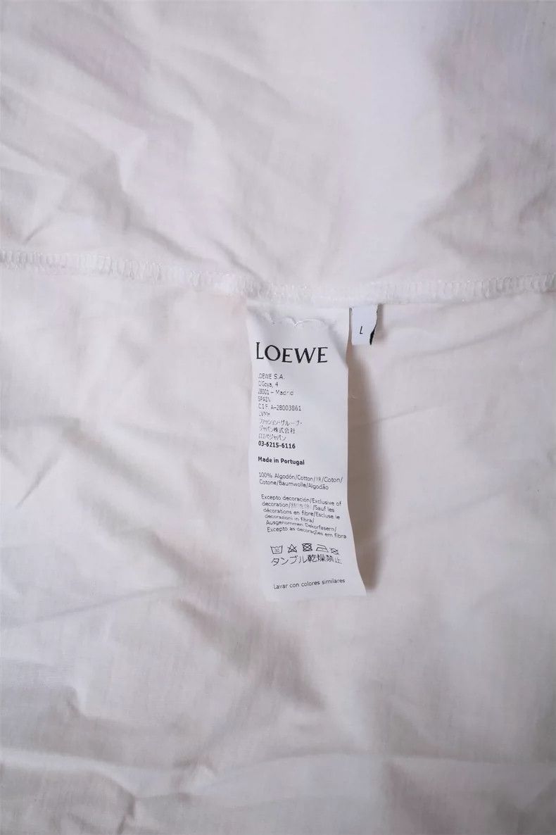 Loewe LOEWE White jam toast Logo short sleeve T-shirt Size M / US 6-8 / IT 42-44 - 8 Thumbnail