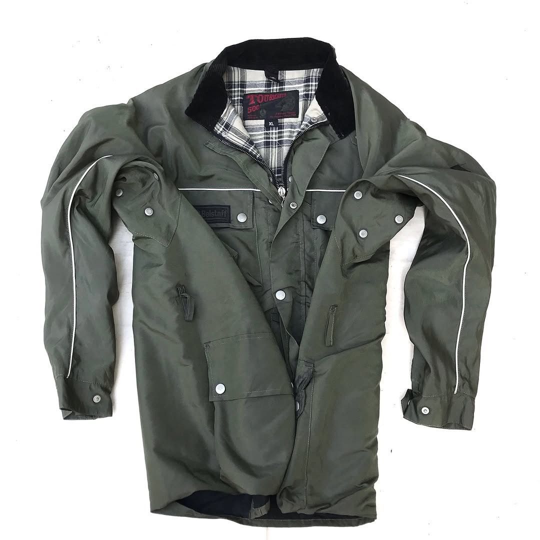 Belstaff × GOREWEAR Vintage BELSTAFF TOURMASTER 500 Man Khaki Green belfast Shel Size US XL / EU 56 / 4 - 7 Thumbnail