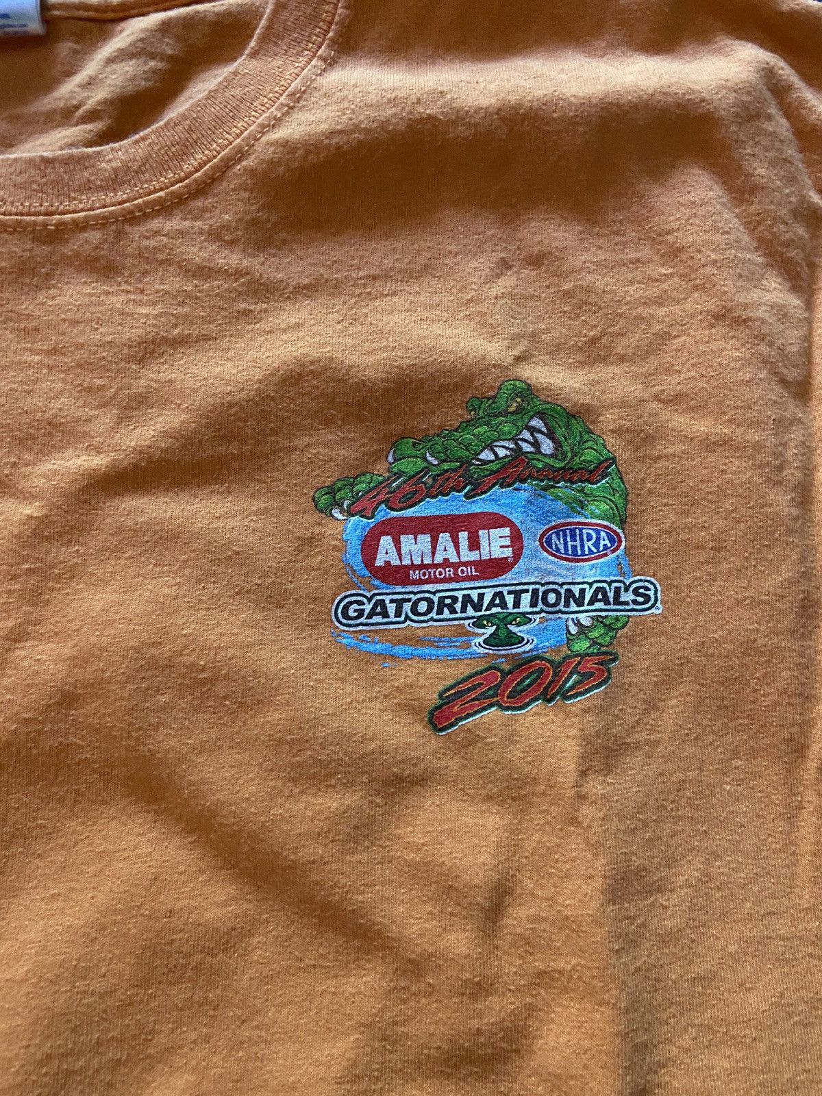Vintage Amalie Gator Nationals NHRA 2015 Shirt Size US XL / EU 56 / 4 - 3 Thumbnail