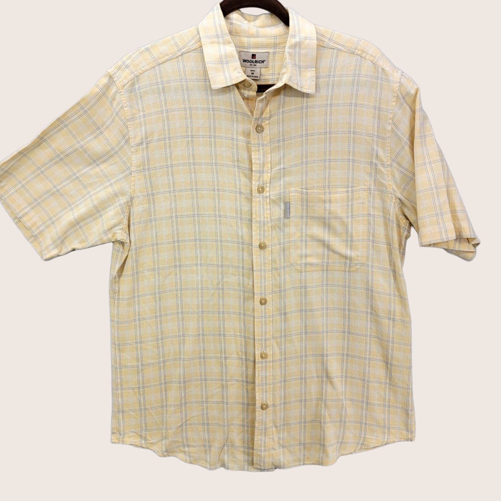 Vintage Woolrich Shirt Mens Medium Plaid Button-Down Size US M / EU 48-50 / 2 - 1 Thumbnail