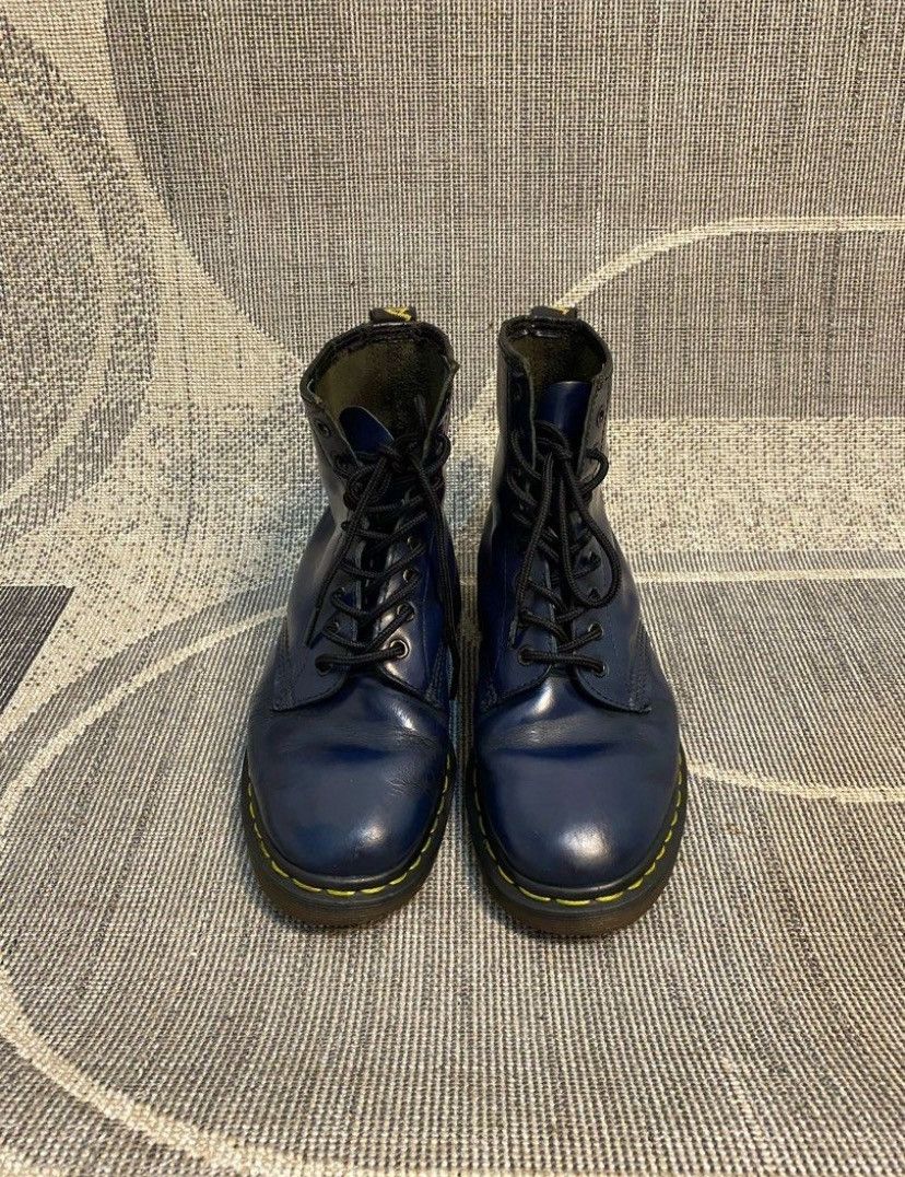 Dr. Martens Dr Martens 1460 Navy Smooth Size US 6.5 / EU 39-40 - 4 Thumbnail