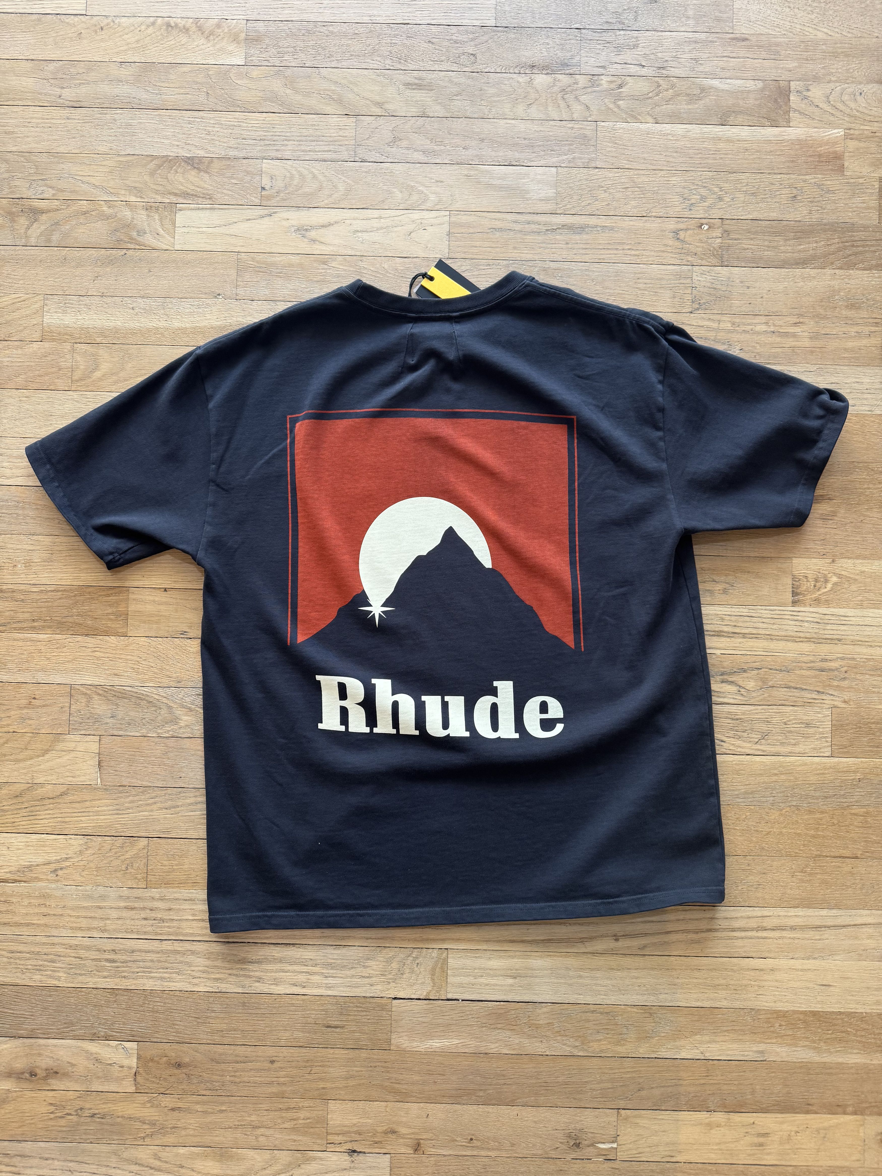 Rhude Rhude Moonlight Tee Black REd Size US M / EU 48-50 / 2 - 1 Thumbnail