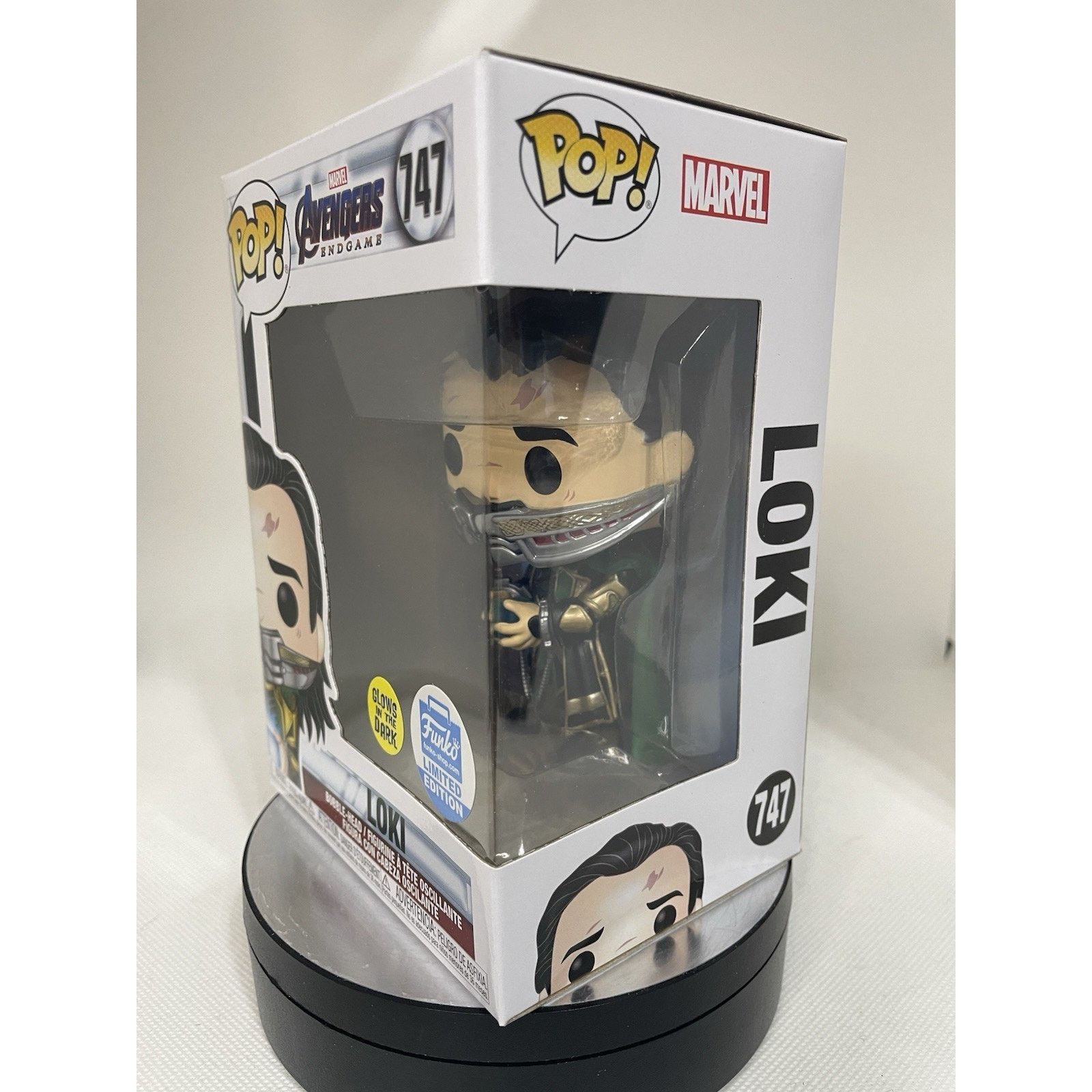 Marvel Comics Funko Pop! Loki (GITD) - Funko (Exclusive) #747 - Mint Size ONE SIZE - 2 Thumbnail