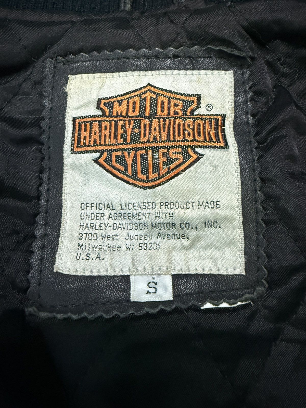 Vintage RARE VINTAGE HARLEY DAVIDSON LEATHER BOMBER JACKET Size US M / EU 48-50 / 2 - 20 Thumbnail