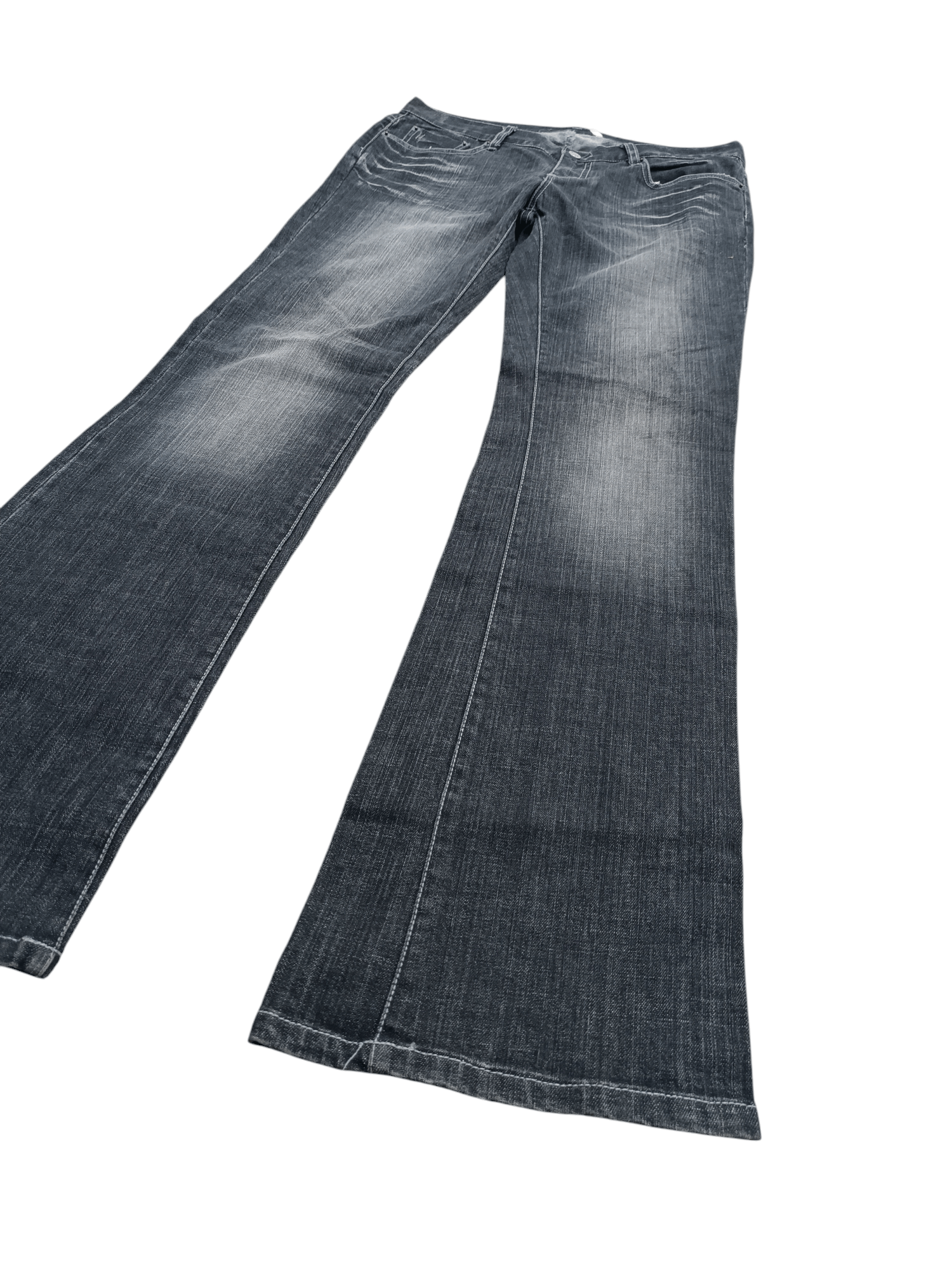 Japanese Brand Flare Low Rise Boot Cut Bebe Jeans Size US 32 / EU 48 - 2 Thumbnail