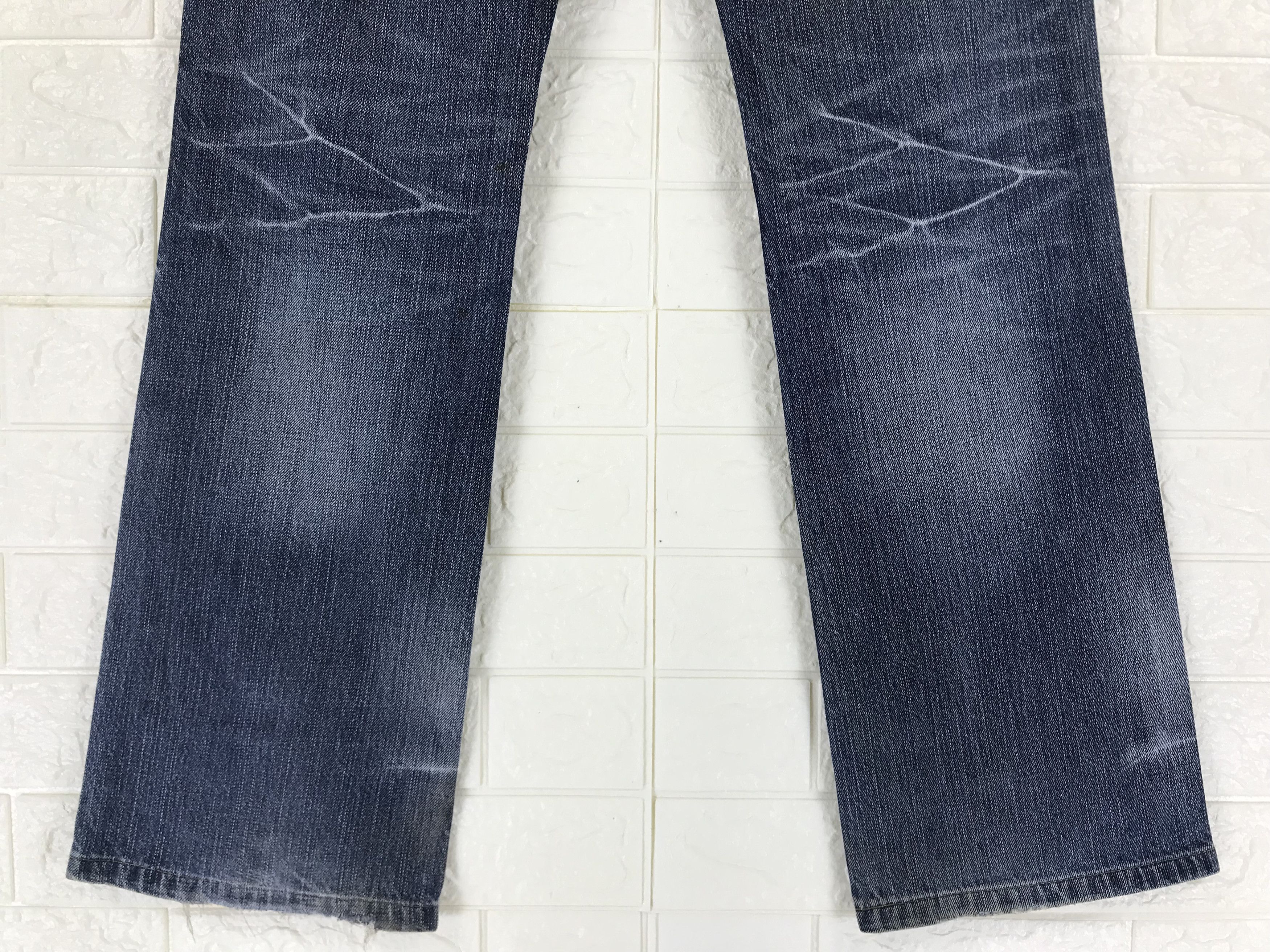 Nicole Club Nicole Club Double Waist Blue Washed Flare Jeans Size US 31 - 8 Thumbnail