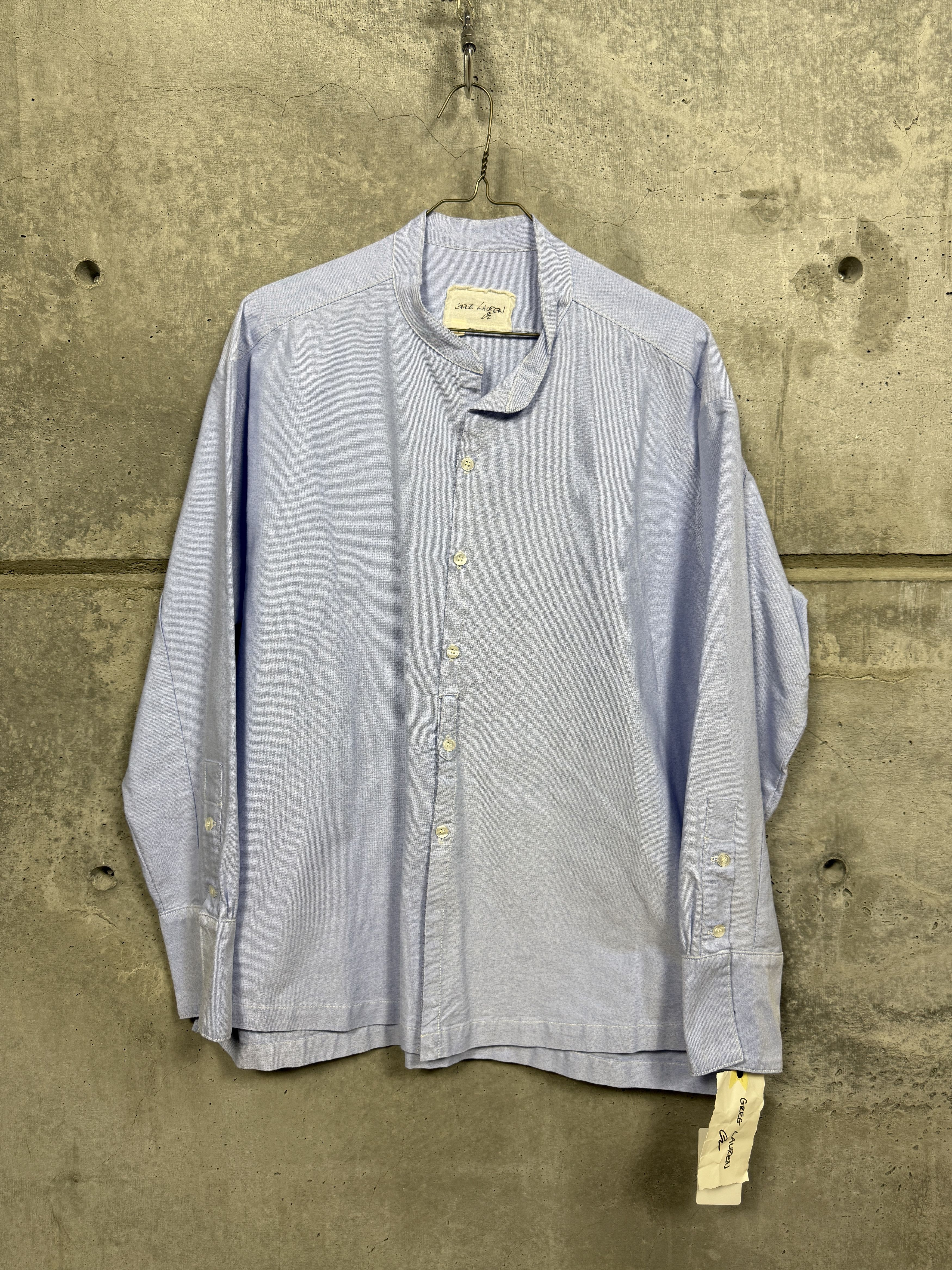 Greg Lauren $625 Greg Lauren Oxford Studio Shirt Size US XL / EU 56 / 4 - 5 Thumbnail