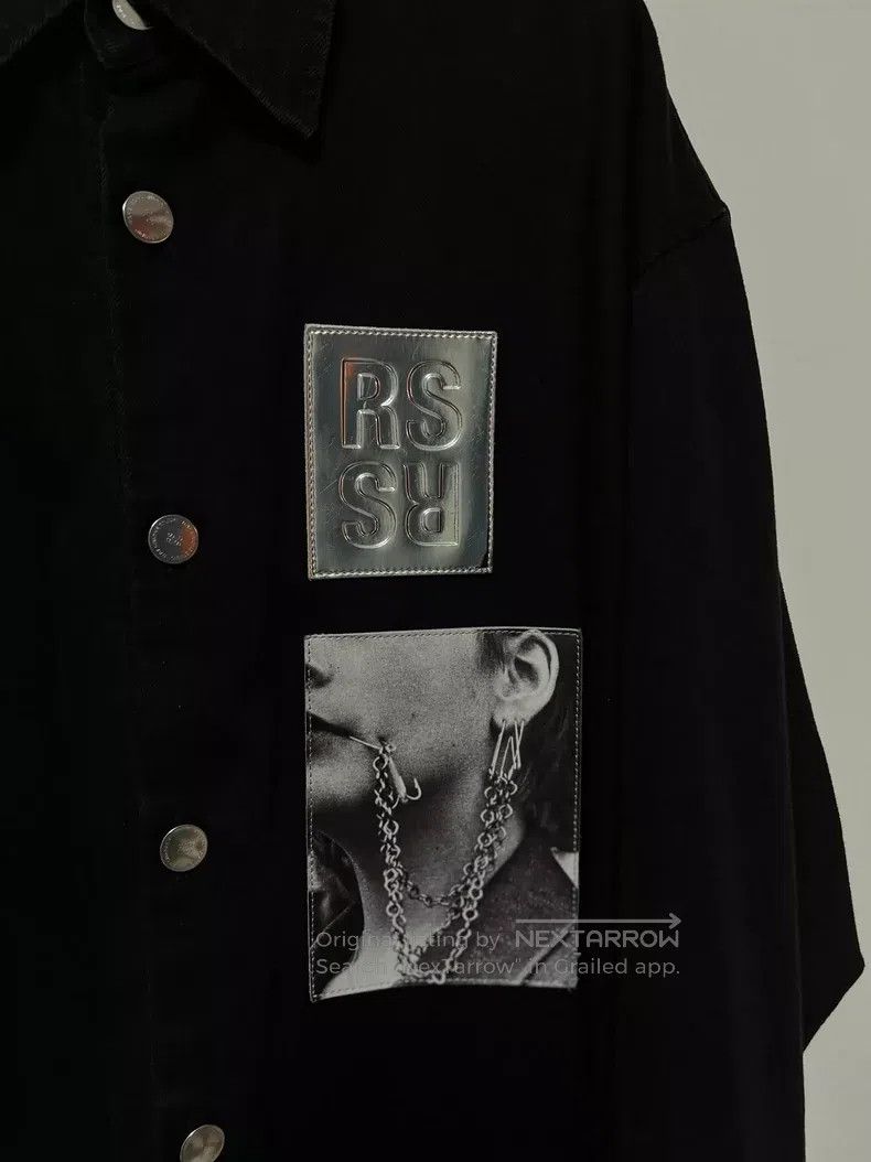 Raf Simons Raf Simons 19ss silver portrait patch denim shirt Size US S / EU 44-46 / 1 - 5 Thumbnail