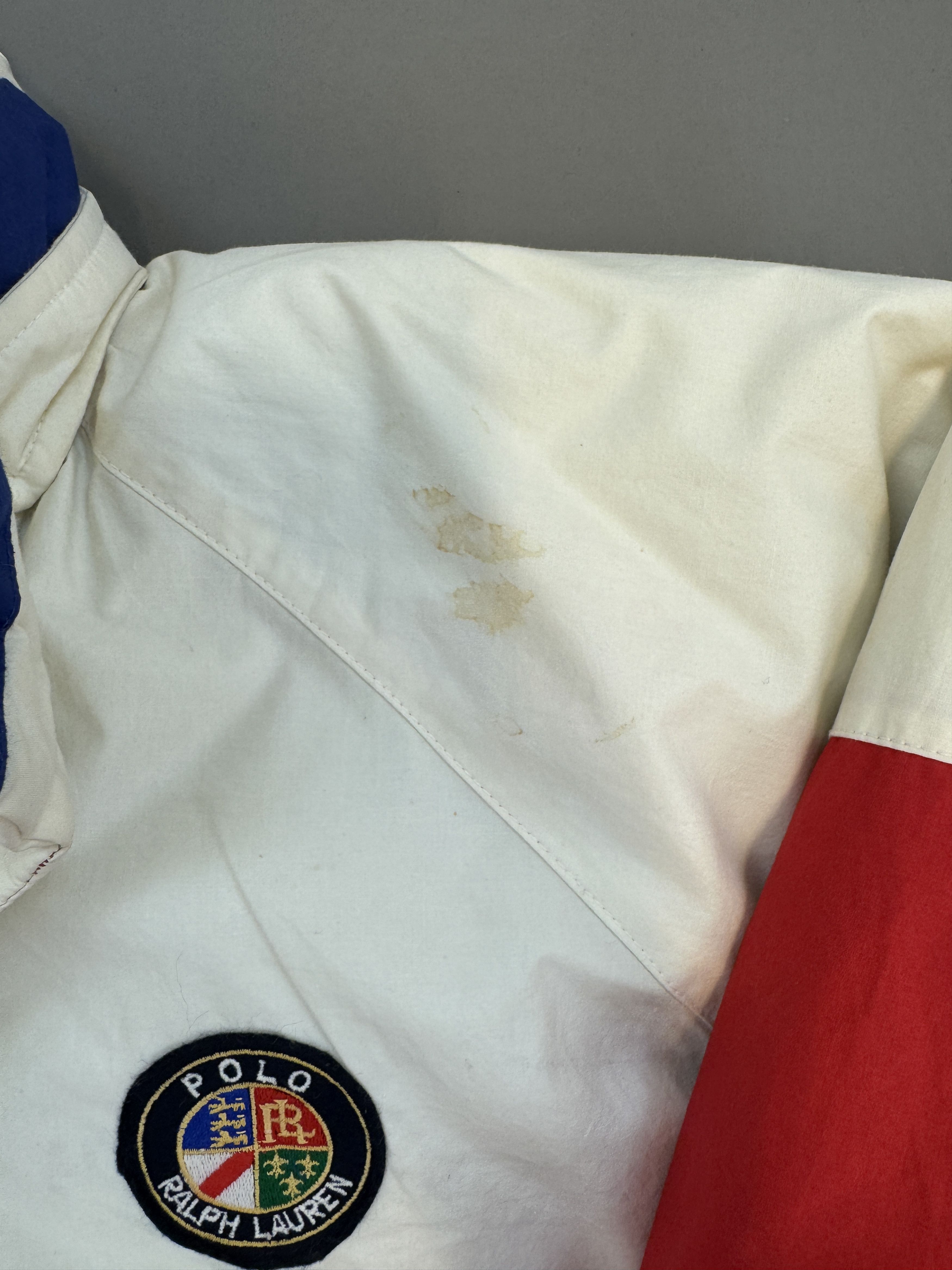 Ralph Lauren Vintage Ralph Lauren Red & White Puffer Jacket Size US L / EU 52-54 / 3 - 7 Thumbnail