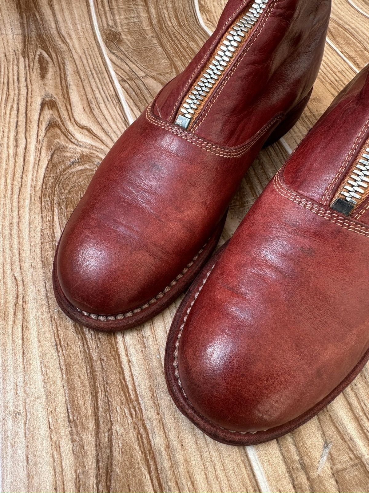 Guidi Guidi 310 Front-zip Soft Horse Leather Boots Size US 6.5 / IT 36.5 - 5 Thumbnail