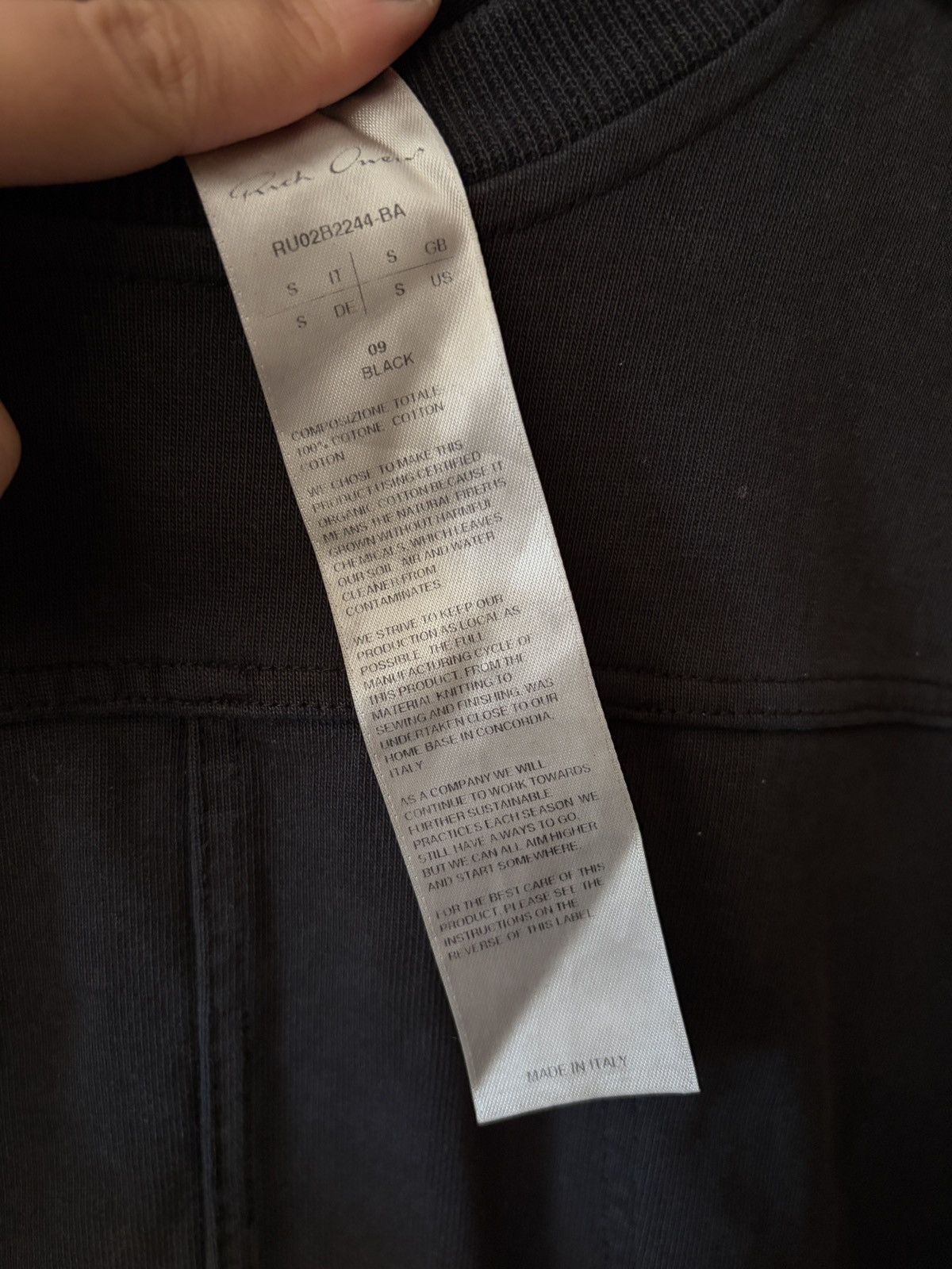 Rick Owens Rick Owens T shirt Size US S / EU 44-46 / 1 - 6 Thumbnail