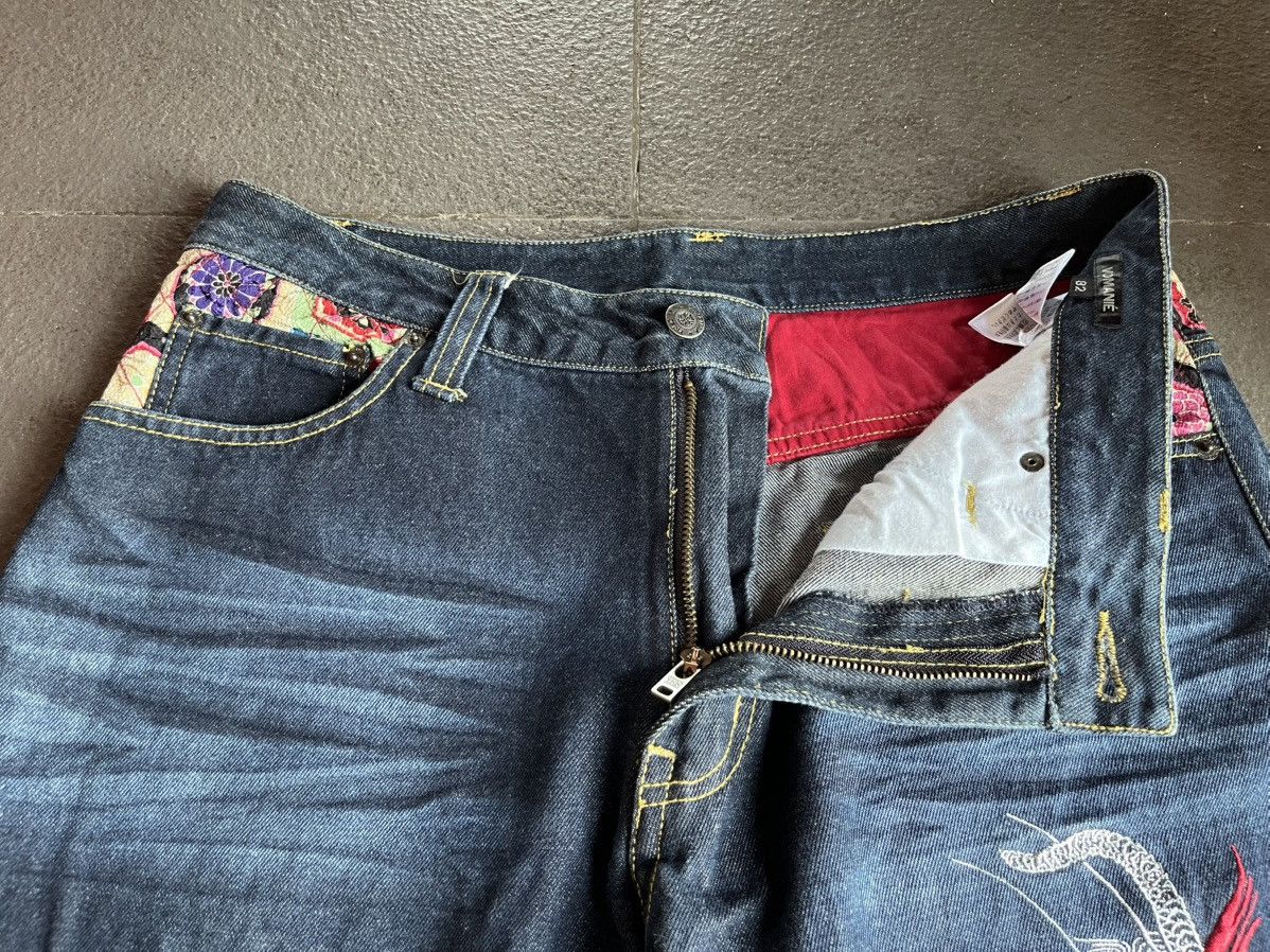 Karakuri Tamashii Vomaine Dragon Embroidery Wide Leg Denim Karakuri Tamashii Size US 32 / EU 48 - 15 Thumbnail