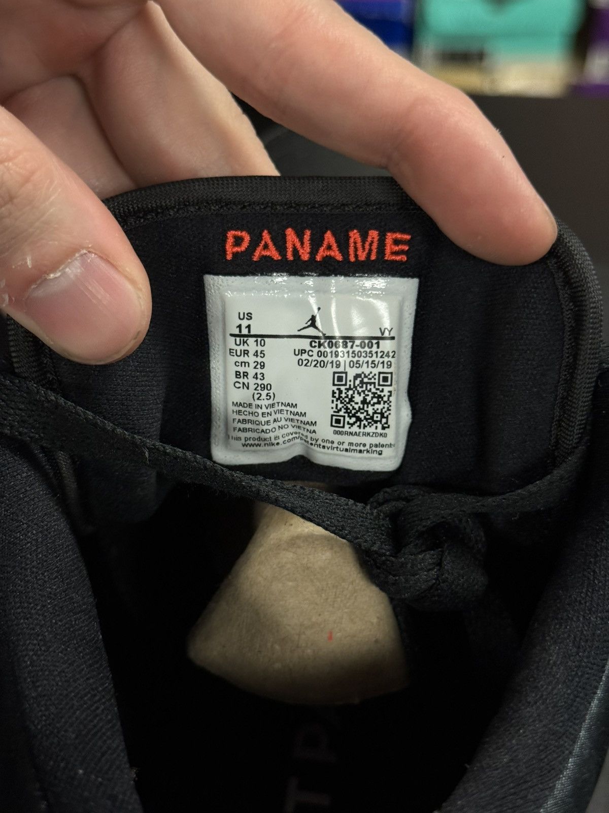 Jordan Brand × Nike Jordan 1 Low PSG Paris RARE Size 11 Black 🧼 Size US 11 / EU 44 - 11 Thumbnail