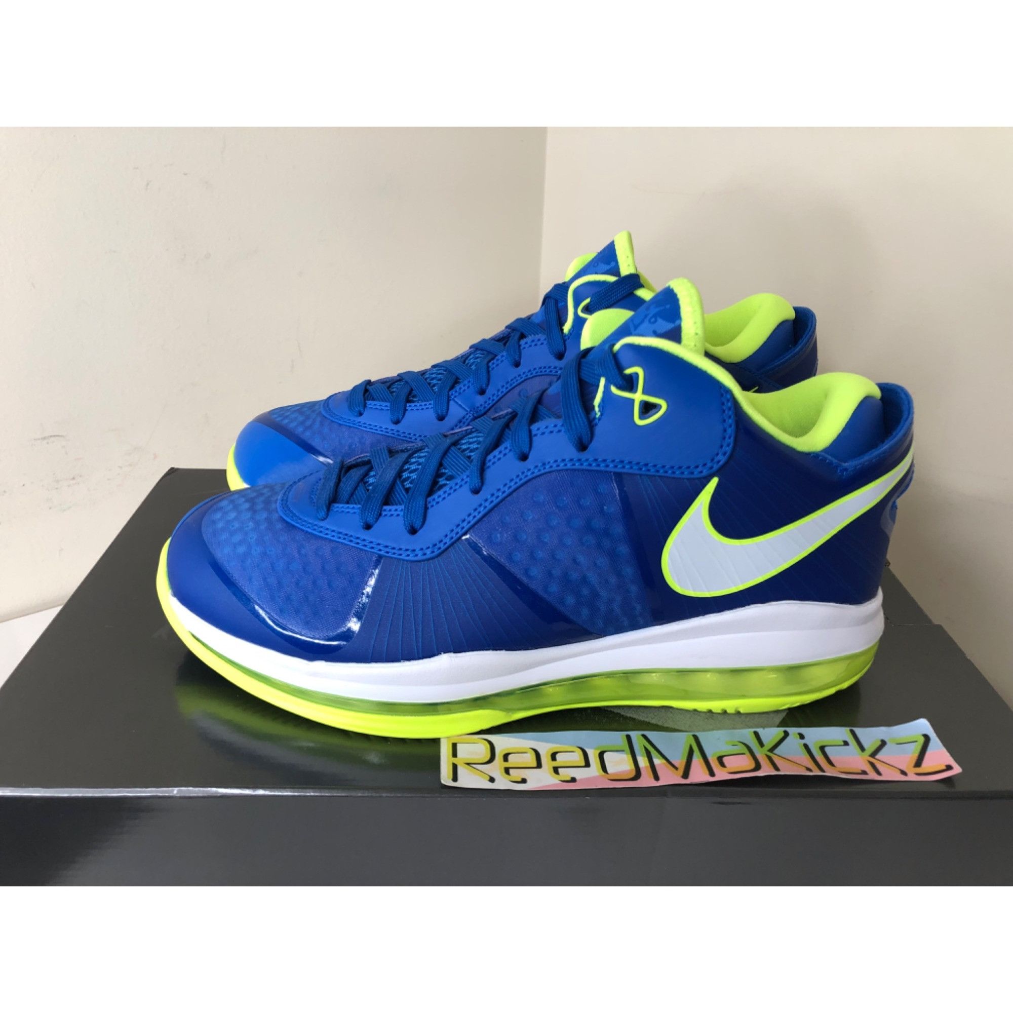 image of Nike Lebron 8 Low Sprite 2021 Mens 11Us Shoes in Blue