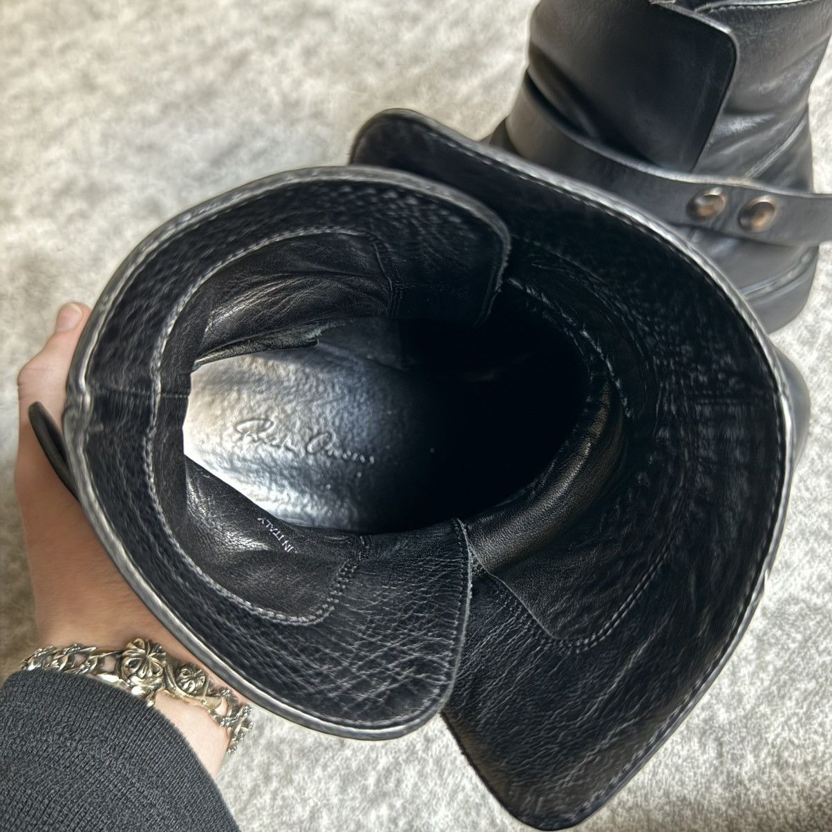 Rick Owens AW10 Rick Owens Mainline Snap Button Leather Boots Size US 10.5 / EU 43-44 - 5 Thumbnail