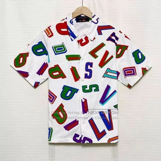 Louis Vuitton LOUIS VUITTON x NBA Basketball Print Shirt. Size US M / EU 48-50 / 2 - 1 Thumbnail