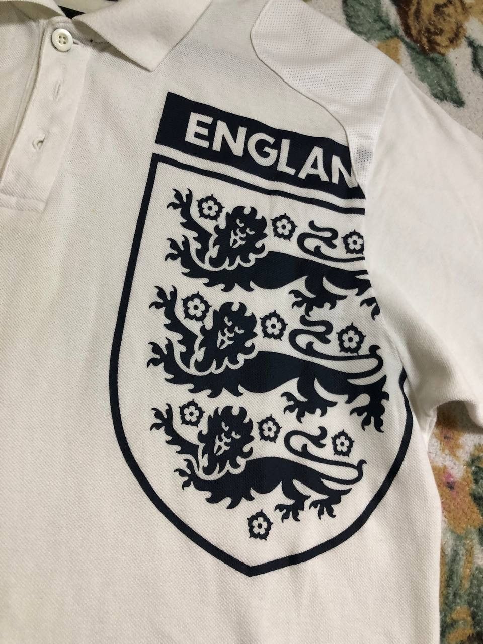 Umbro ENGLAND TEAM FOOTBALL POLO SHIRT TRAINING UMBRO Size US L / EU 52-54 / 3 - 14 Thumbnail