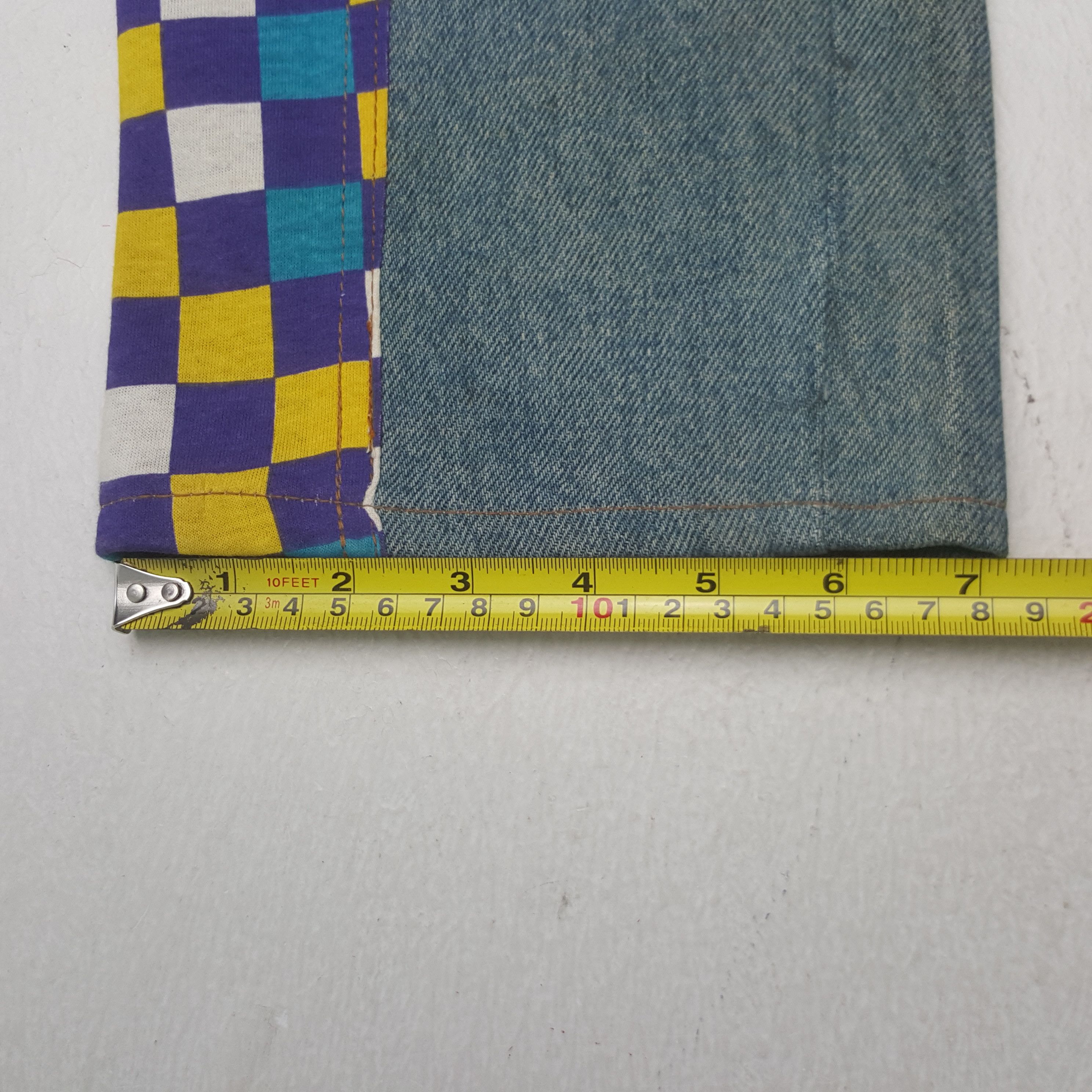 Other Vintage H Landers Patchwork Denim Jeans Size US 28 / EU 44 - 11 Thumbnail