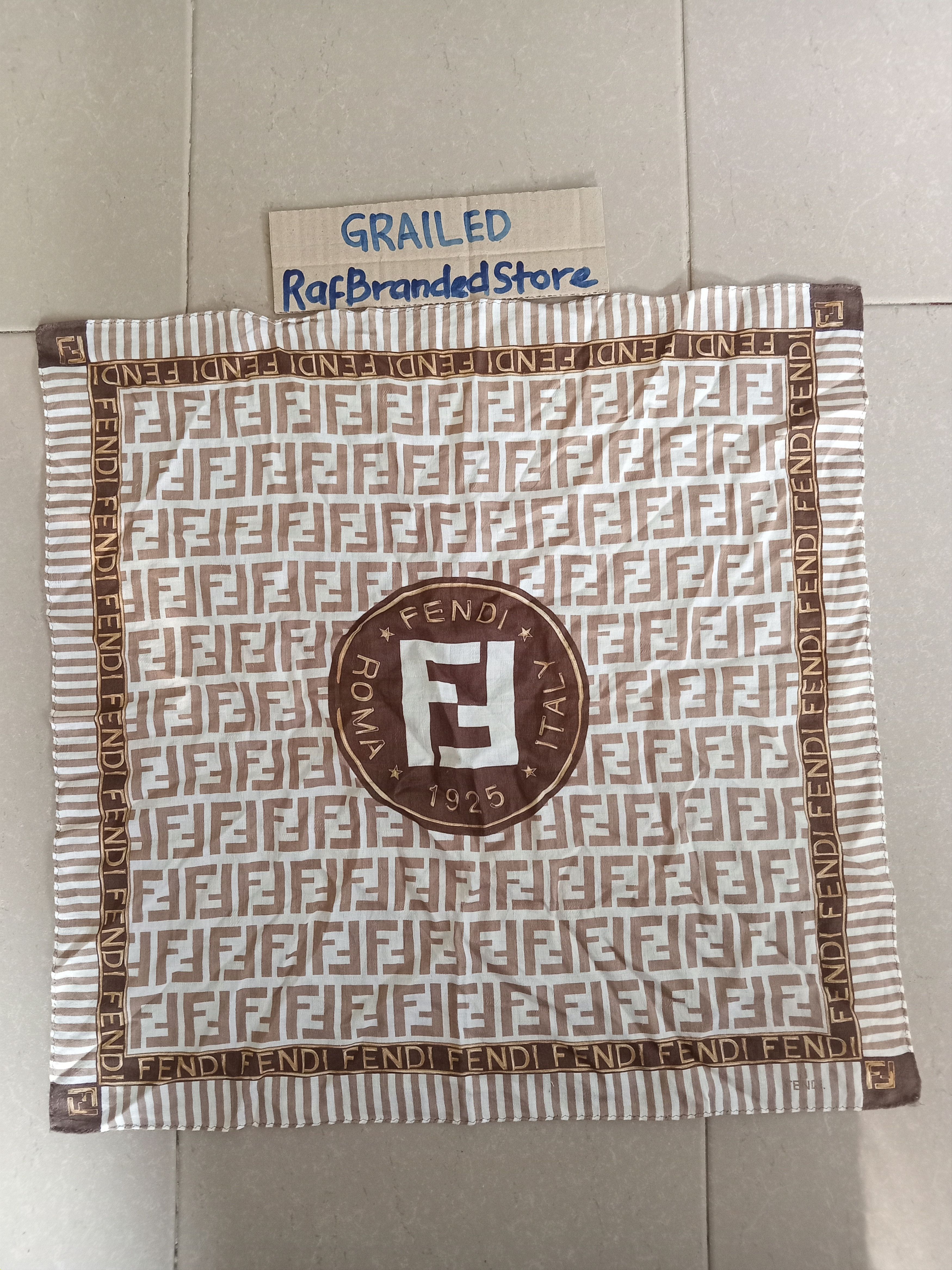 Fendi Fendi FullPrint Handkerchief Size ONE SIZE - 1 Thumbnail