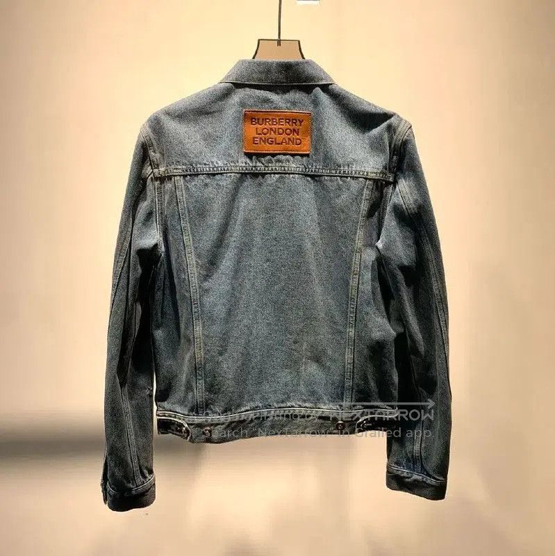 Burberry Blue Denim Men's Jacket.