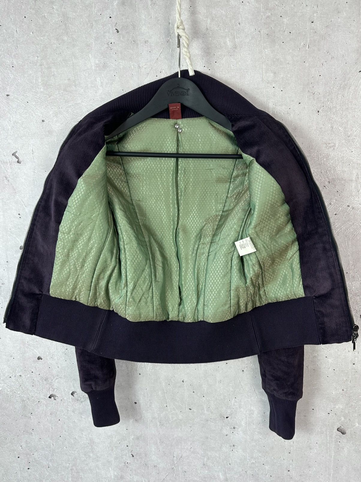 Dondup Dondup Corduroy Eggplant Multipocket Zip Women’s Jacket Size S / US 4 / IT 40 - 12 Thumbnail