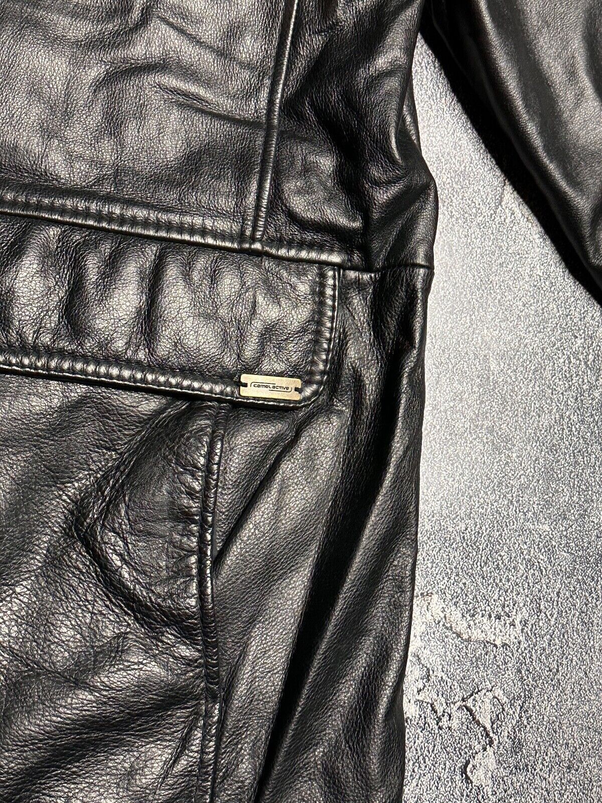 camel active Camel Active men's leather jacket 54 Size US XXL / EU 58 / 5 - 5 Thumbnail