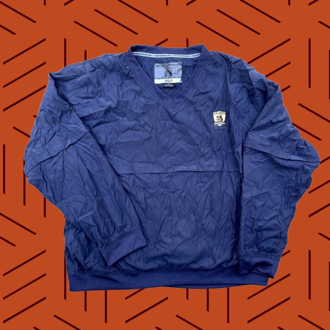 Vintage VINTAGE US Open Oakmont Golf Windbreaker Jacket 2007 Convertible Sleeves Size 2XL XXL Navy Blue Weatherproof Garment Company Men Windbreaker Jacket Size US XXL / EU 58 / 5 - 1 Thumbnail