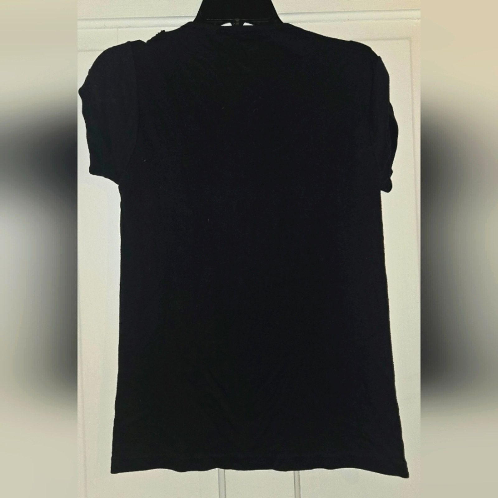 Other 80s Chams Black Thrashed Neck Buckle Shoulder Shirt Size S Size S / US 4 / IT 40 - 2 Thumbnail