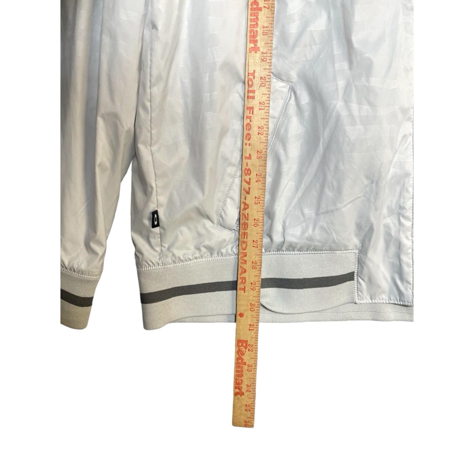 Oakley Oakley Jacket Windbreaker Full Zip Hooded Lined XL Men Gray Logo Casual, Travel, Workwear Size US XL / EU 56 / 4 - 3 Thumbnail
