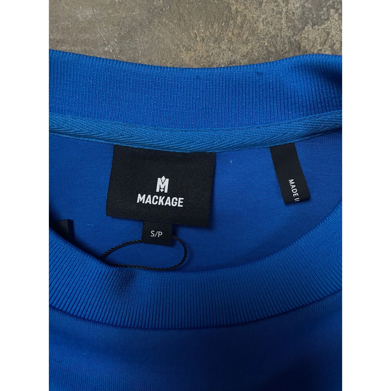 Mackage Mackage Crewneck Royal Blue Used Small Size US S / EU 44-46 / 1 - 3 Thumbnail