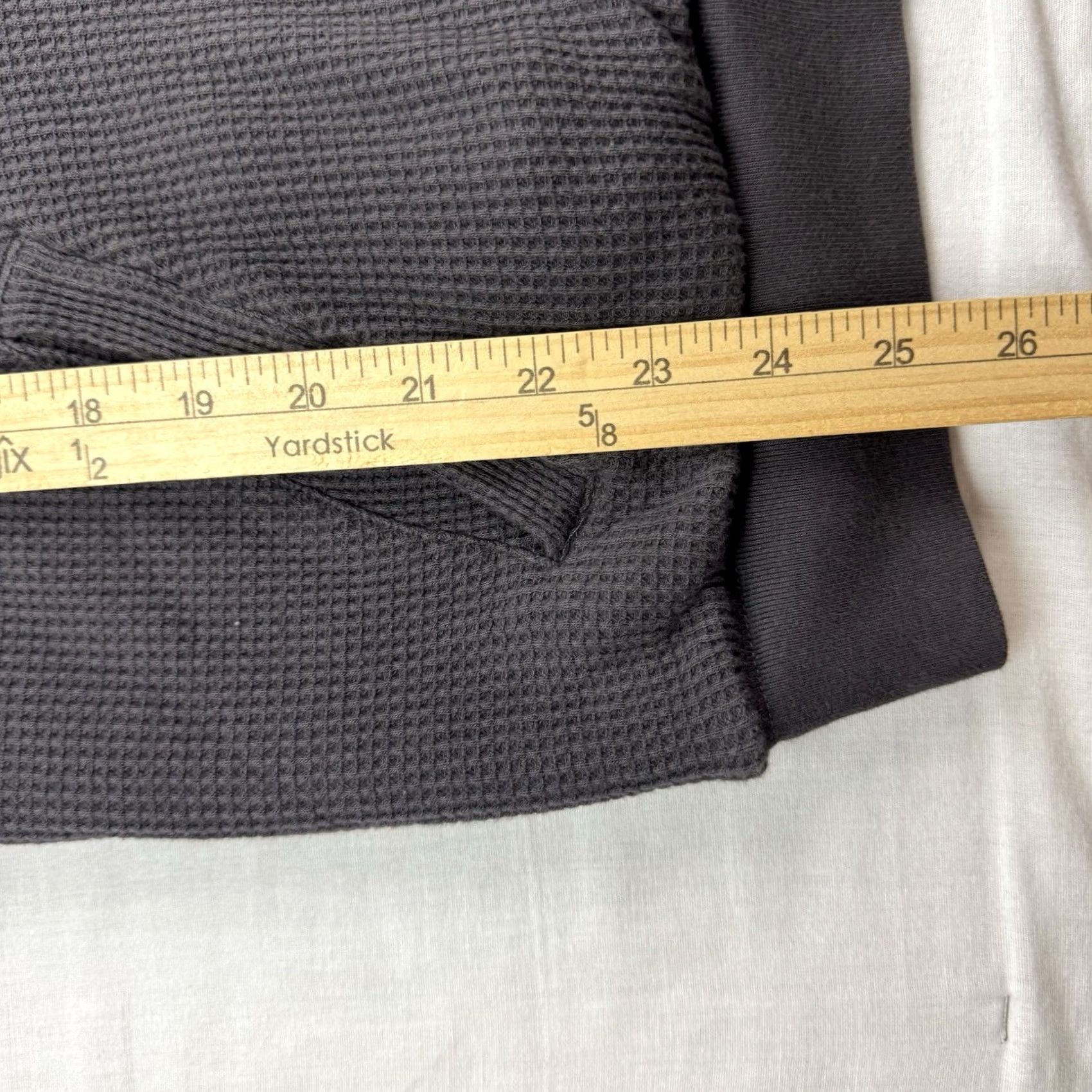 Vintage VINTAGE Polo Jeans Co Thermal Hoodie Shirt Adult Large Gray Hipster 90s US Y2K Mens Full Zip Size US L / EU 52-54 / 3 - 5 Thumbnail