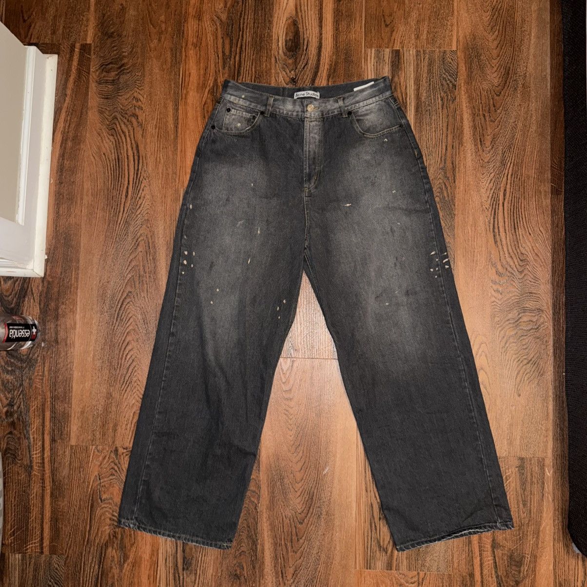 Acne Studios Acne Studios Baggy Denim w/ Paint Splatter Size US 31 - 1 Thumbnail