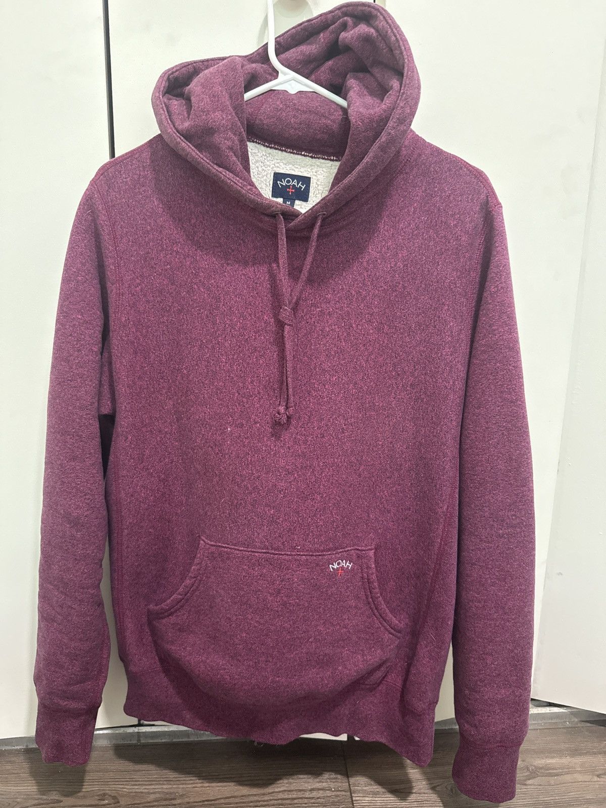 Noah NOAH Heather Hoodie in Maroon (Spring Cleaning) Size US M / EU 48-50 / 2 - 2 Thumbnail