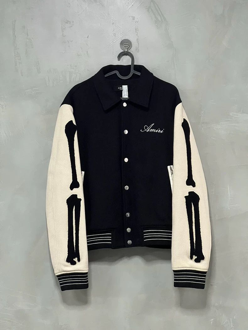 Amiri classic bone stick black rice color matching men's ja