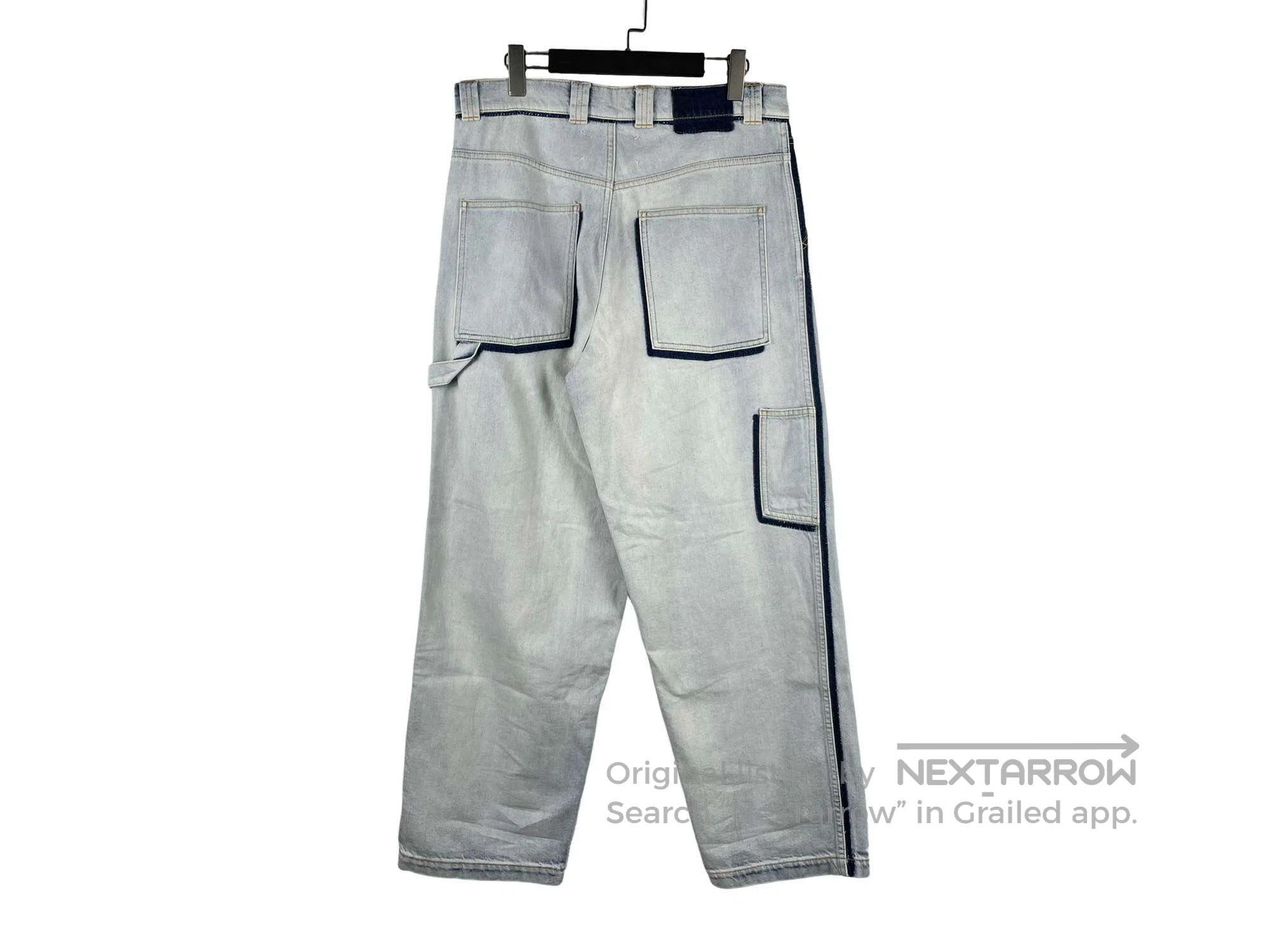 Maison Margiela Maison Margiela Washed Denim Wide Leg Pants Size US 31 - 2 Thumbnail
