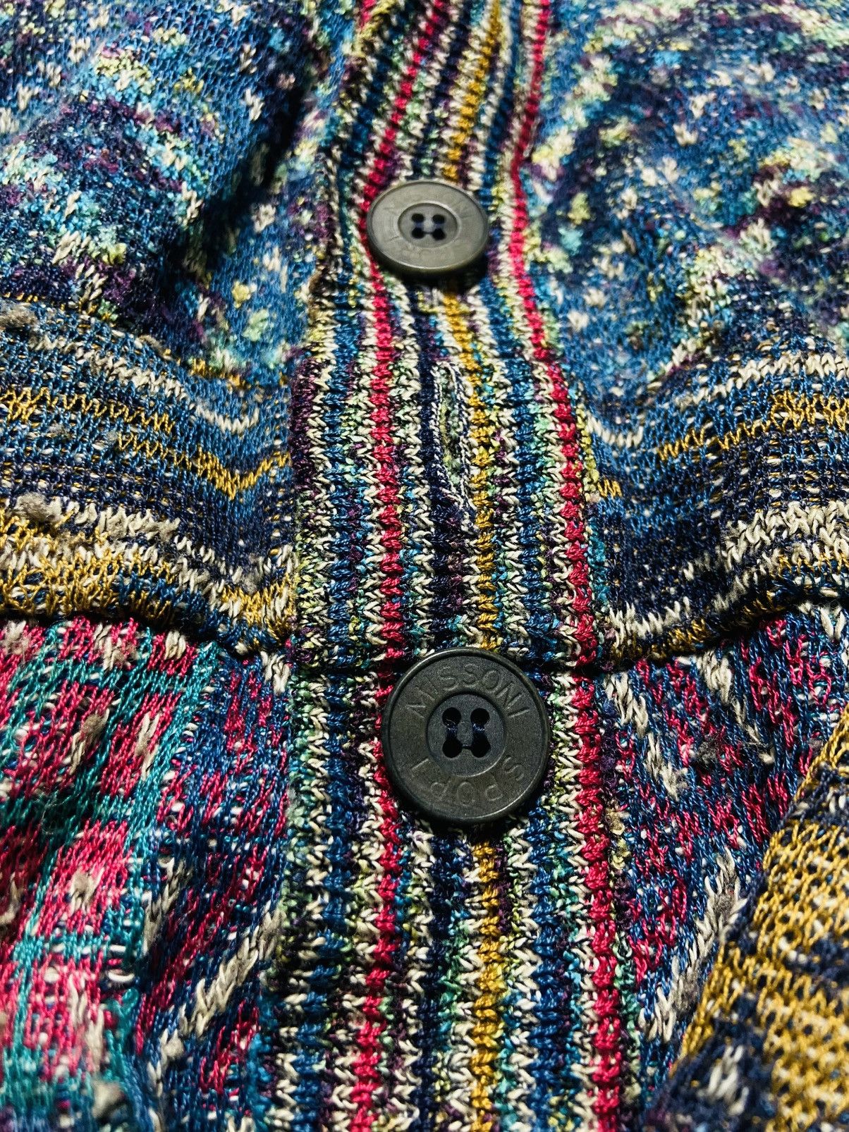 Missoni Vintage Missoni Sport Cardigan Knitwear Size US L / EU 52-54 / 3 - 9 Thumbnail