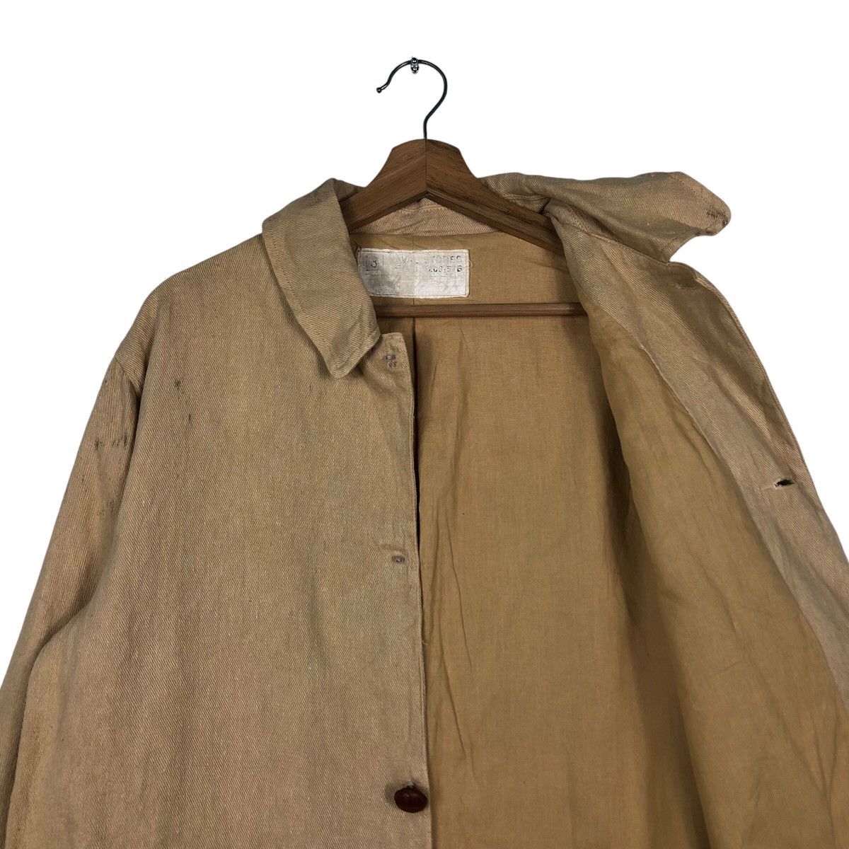 Japanese Brand 📌Vintage Duck Canvas Chore Work Jacket Button 45RPM Design Size US M / EU 48-50 / 2 - 13 Thumbnail